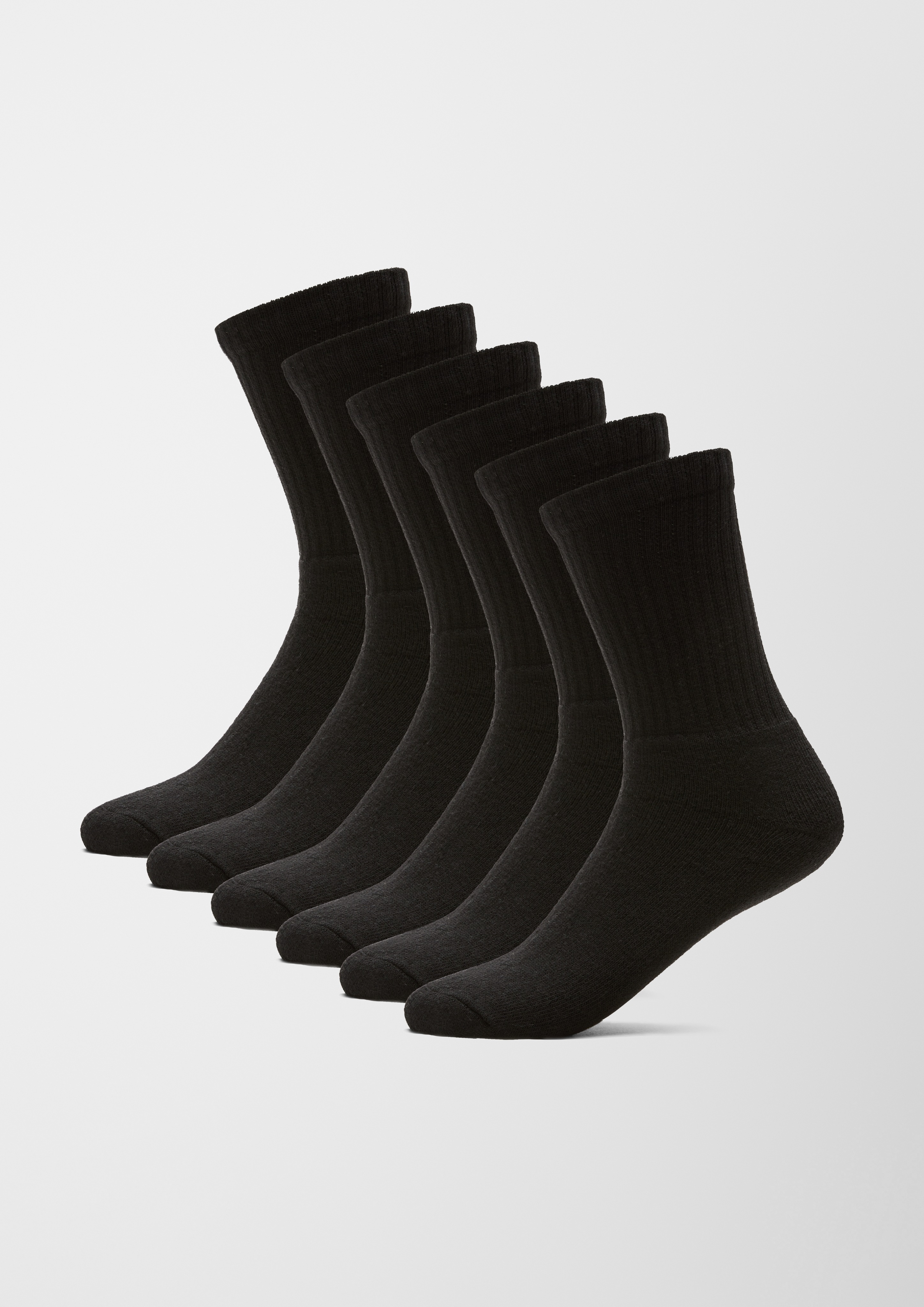 Thumbnail - s.Oliver Sportsocken "essentials" 6 Paar tlg. elastischer, druckfreier Bund