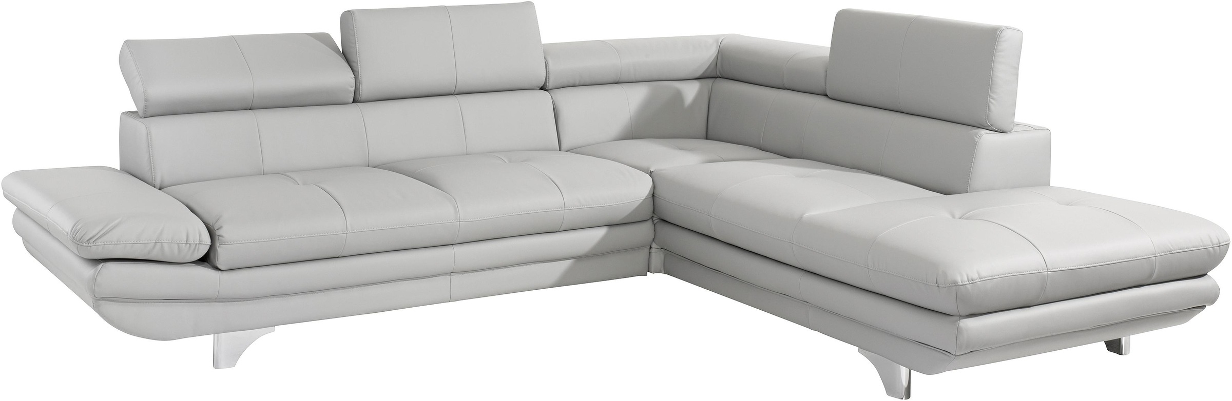 COTTA Ecksofa »Enterprise L-Form«, mit Arm- & Kopfteilverstellung, wahlweise mit Bettfunktion
