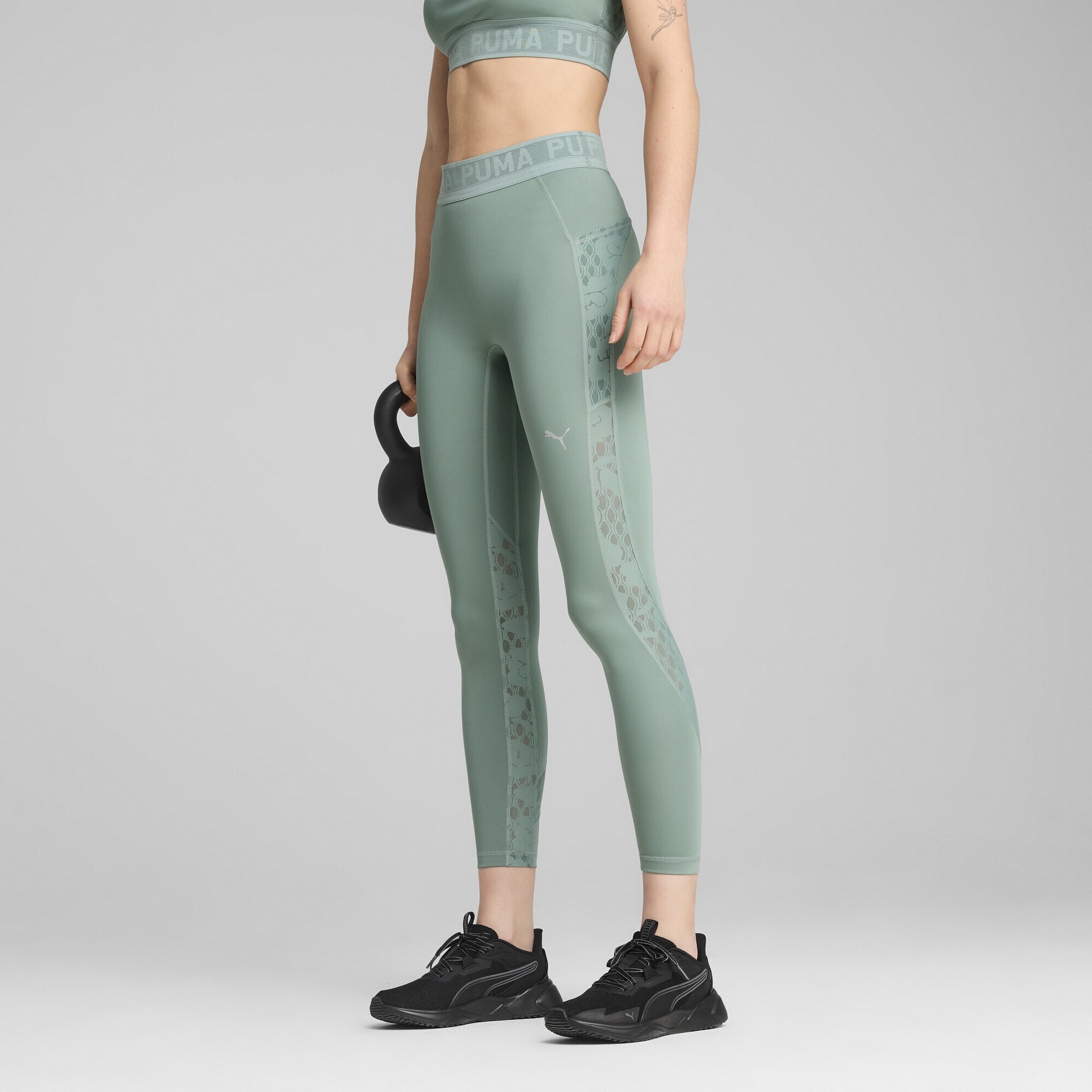 PUMA Trainingstights »LACE Hochgeschnittene 7/8-Leggings Damen«
