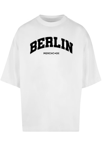 T-Shirt »Merchcode Herren Berlin Wording - Huge Tee«, (1 tlg.)