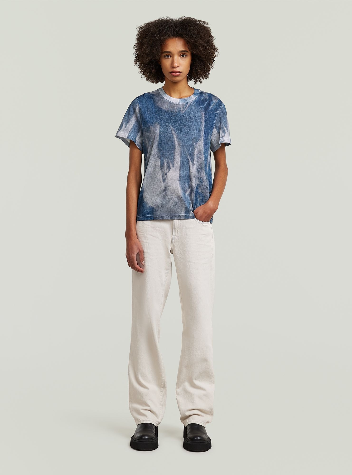 G-STAR T-Shirt »Denim Print T-Shirt«