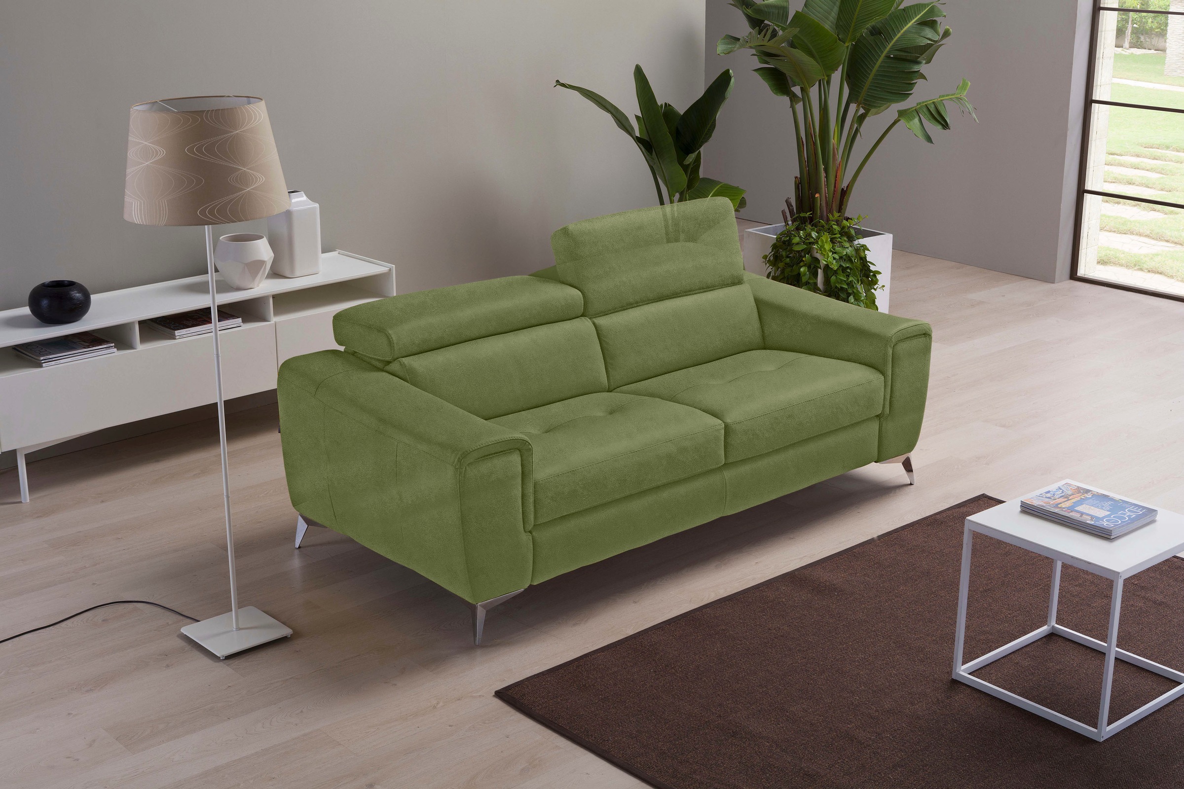 Egoitaliano 2,5-Sitzer "Francine, Designsofa, Loungesofa", Kopfteile manuel günstig online kaufen