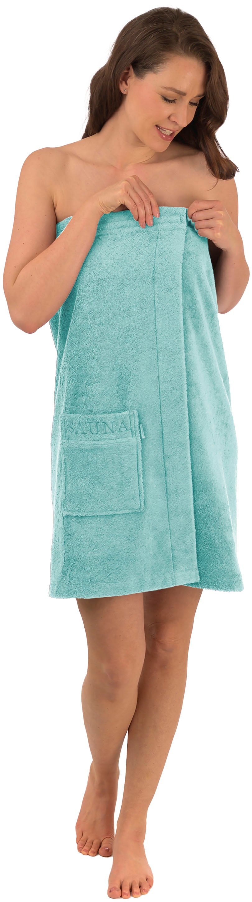 Wewo fashion Kilt "9539T, ideal für Sauna & Spa, Hotelbademantel, Morgenman günstig online kaufen