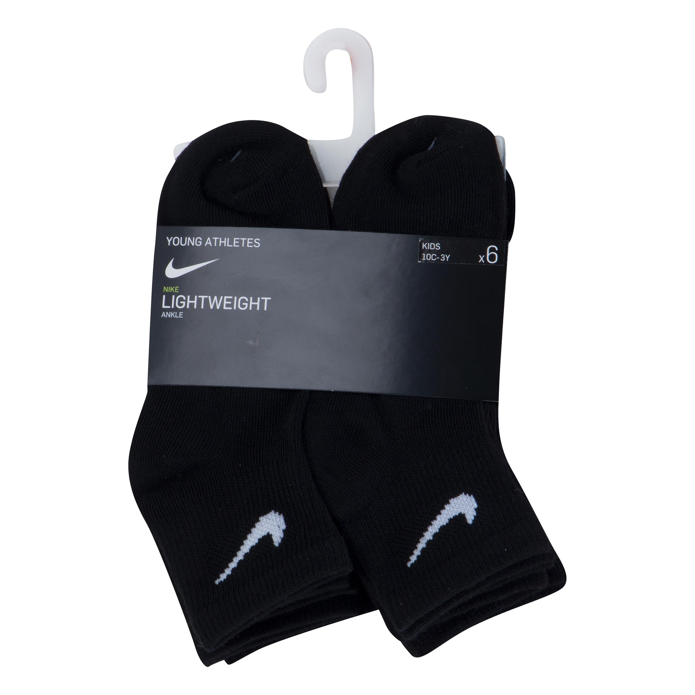 Nike Sportswear Sportsocken »NHN NIKE BASIC PACK QUARTER« Packung, 6 Paar tlg. für Kinder (4-5 Jahre), für sportive Aktivitäten, mit Labelstickerei