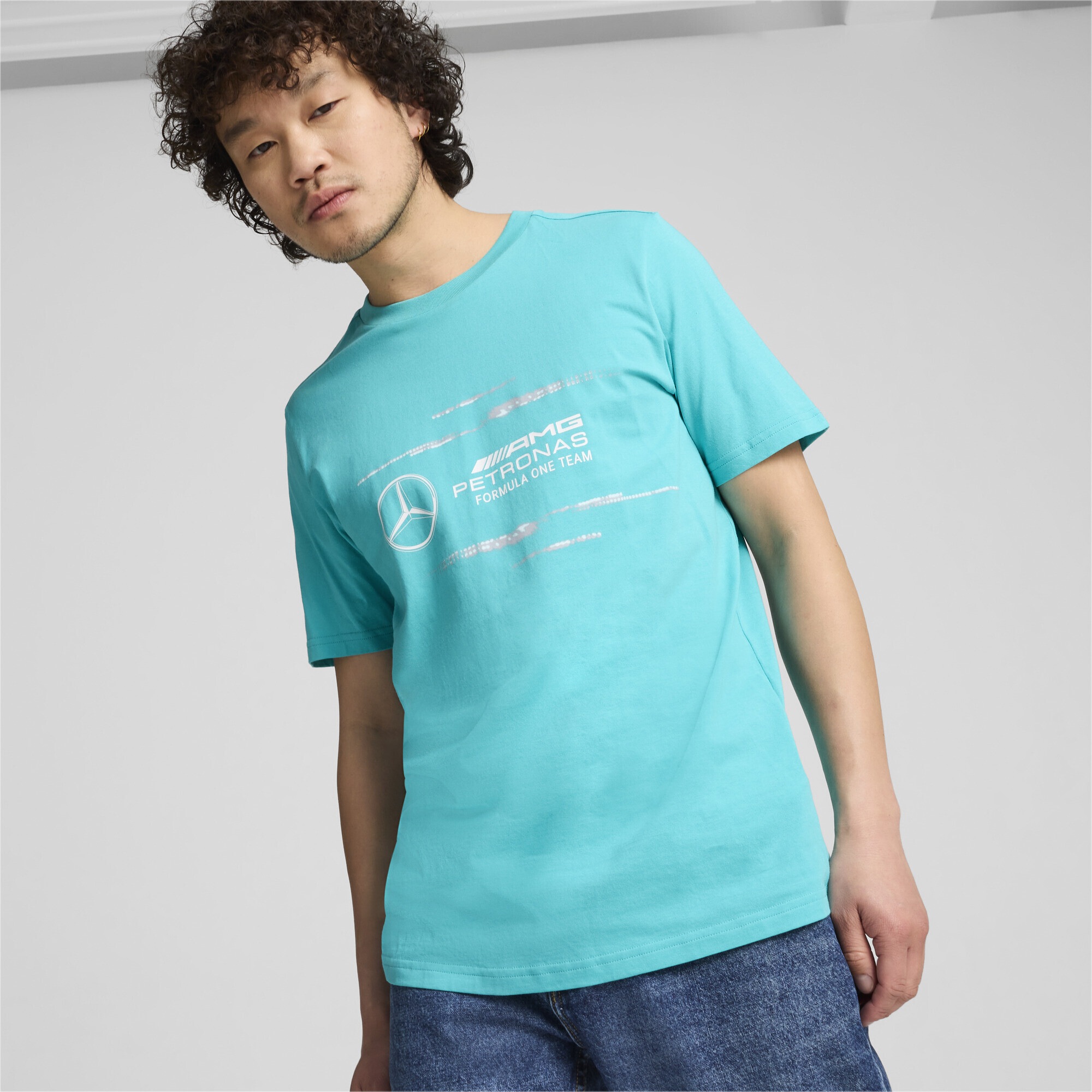 PUMA T-Shirt »Mercedes-AMG Petronas F1® Logo T-Shirt Herren«