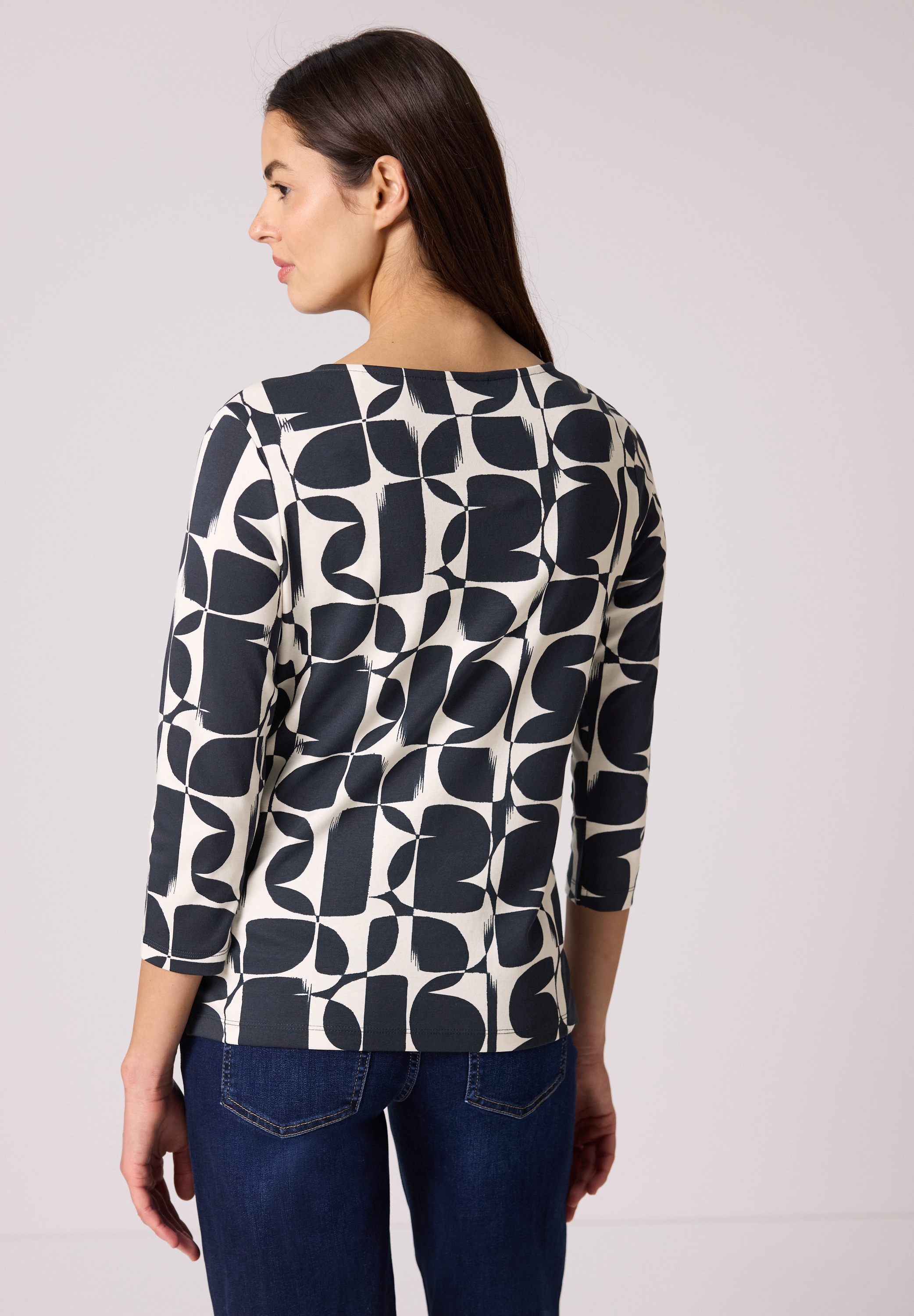 STREET ONE Langarmshirt mit 3/4 Ärmeln