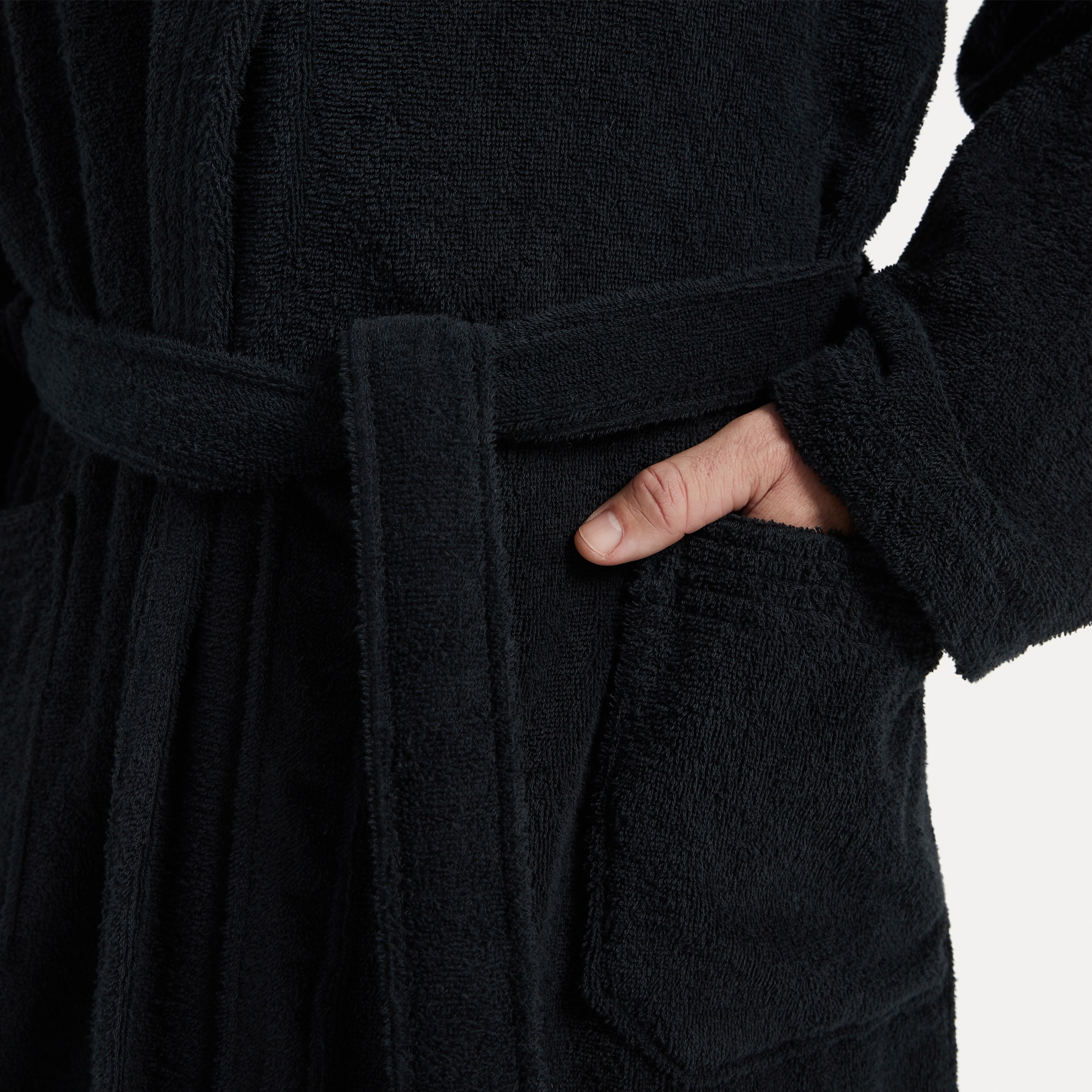 Möve Unisex-Bademantel »Basic«, (1 St.), mit Schalkragen