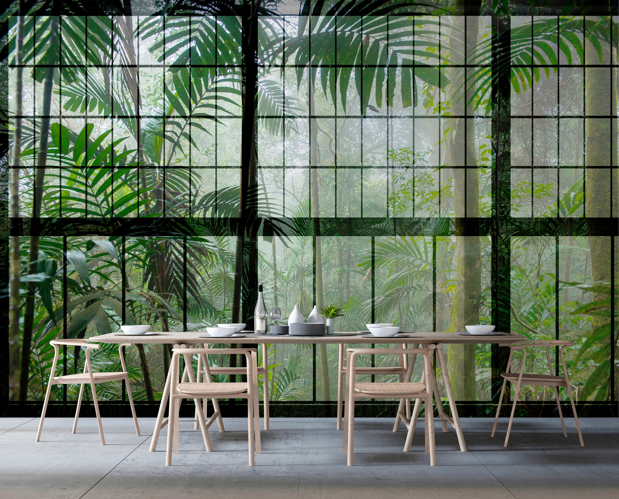 living walls Fototapete "Walls by Patel Rainforest 1" glatt Vlies, Wand, Sc günstig online kaufen