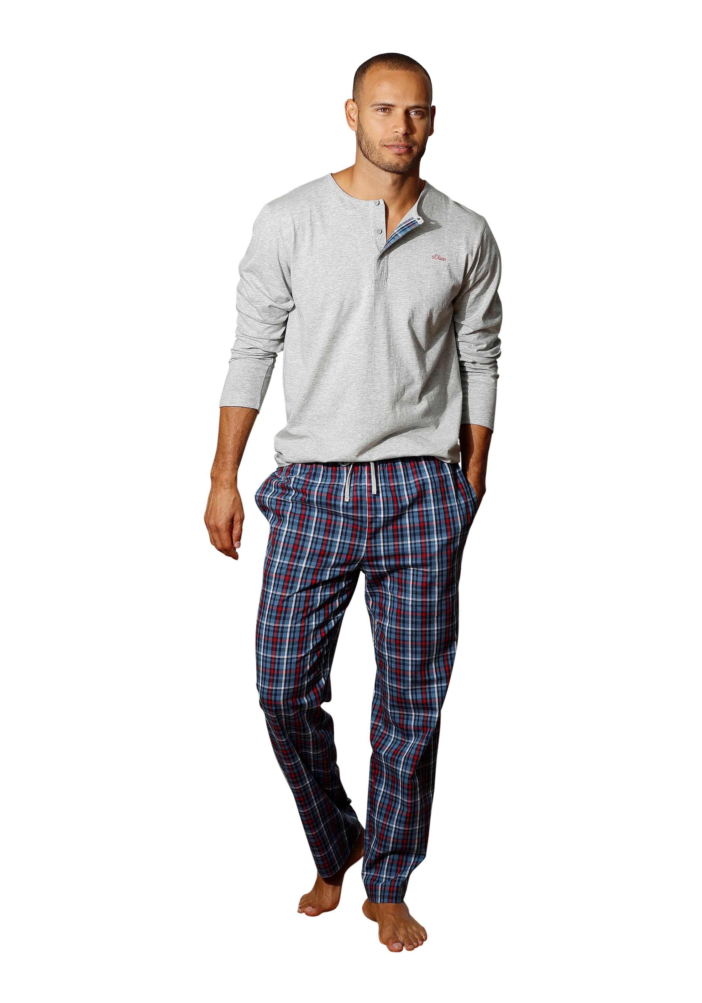 s.Oliver Bodywear Pyjama mit Eingrifftaschen | kaufen BAUR online
