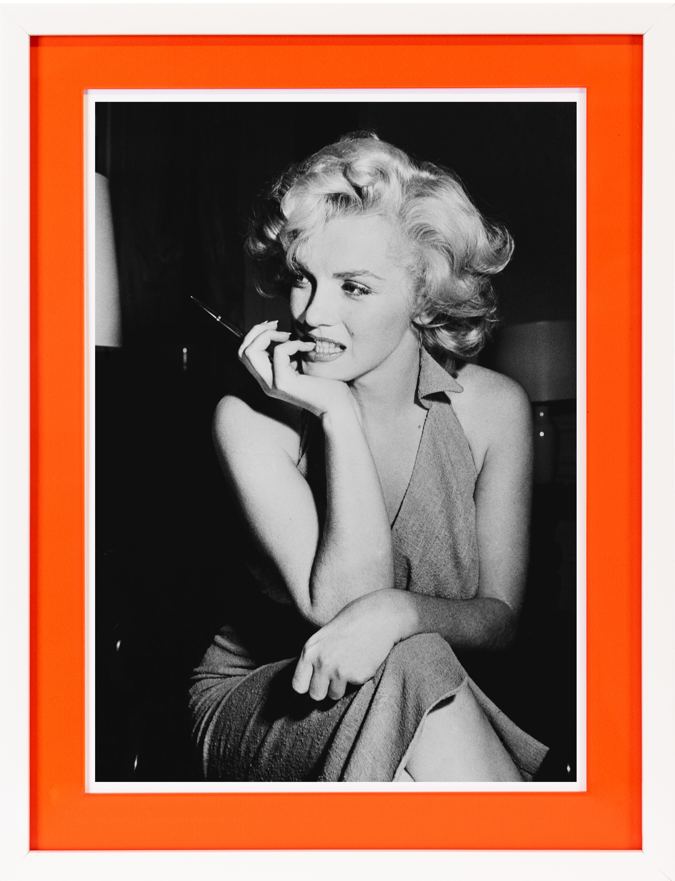 queence Bild mit Rahmen »Marilyn Monroe«, Bilder von Frauen-Film-Filmfiguren-Frau-Schwarz-Weiß, (1 St.), Poster mit buntem Acrylglas Passepartout
