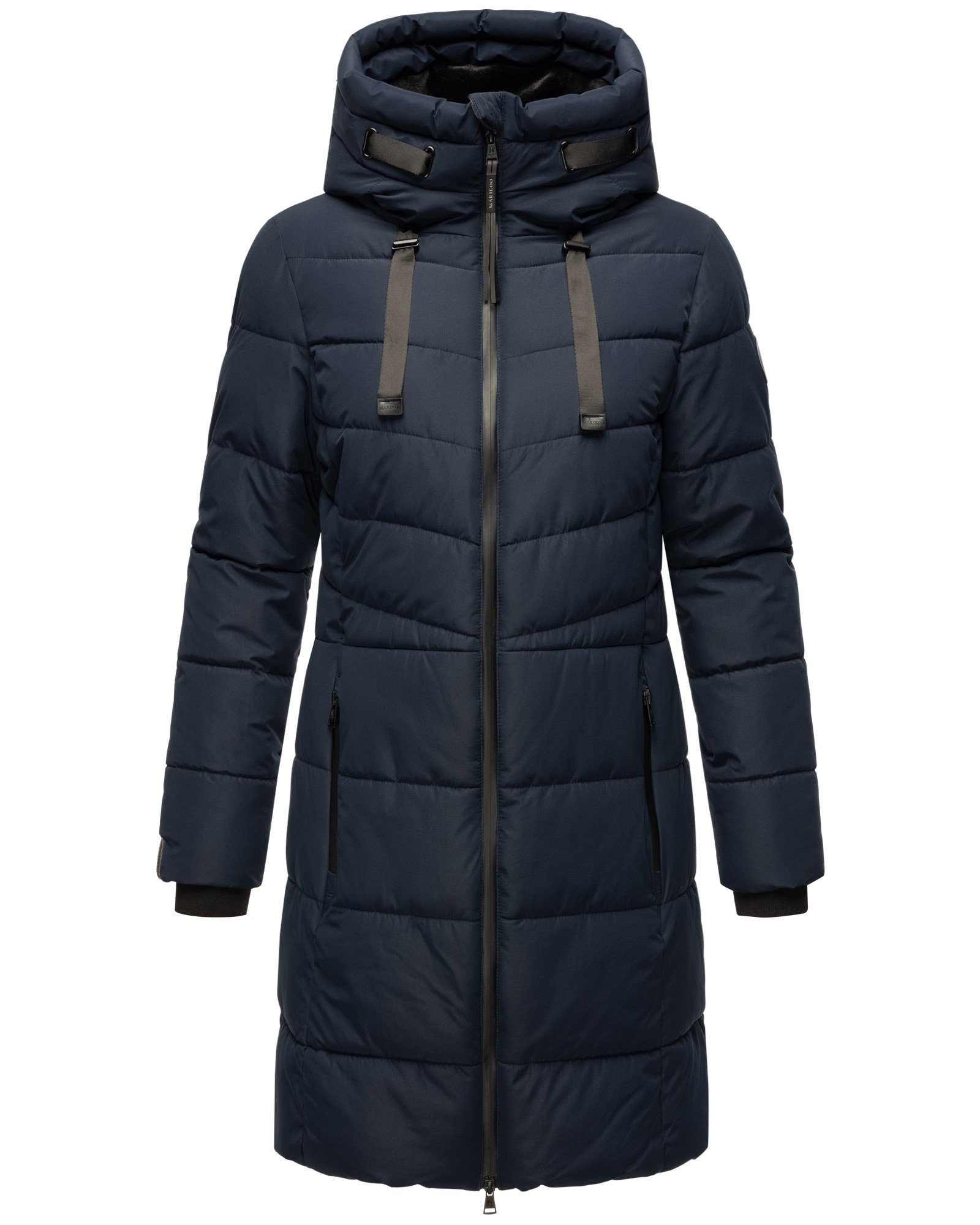 Marikoo Winterjacke »Natsukoo XVI«, Stepp Mantel mit großer Kapuze