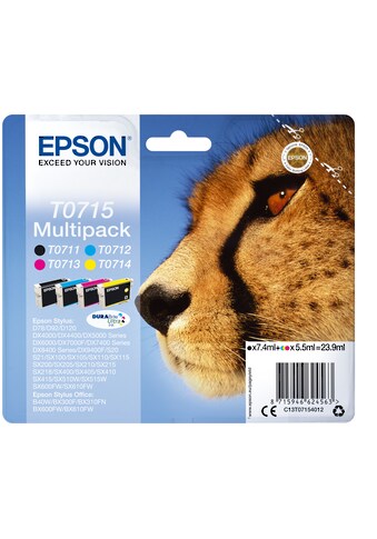 Epson Tintenpatrone » Multipack 4 Farben T07...