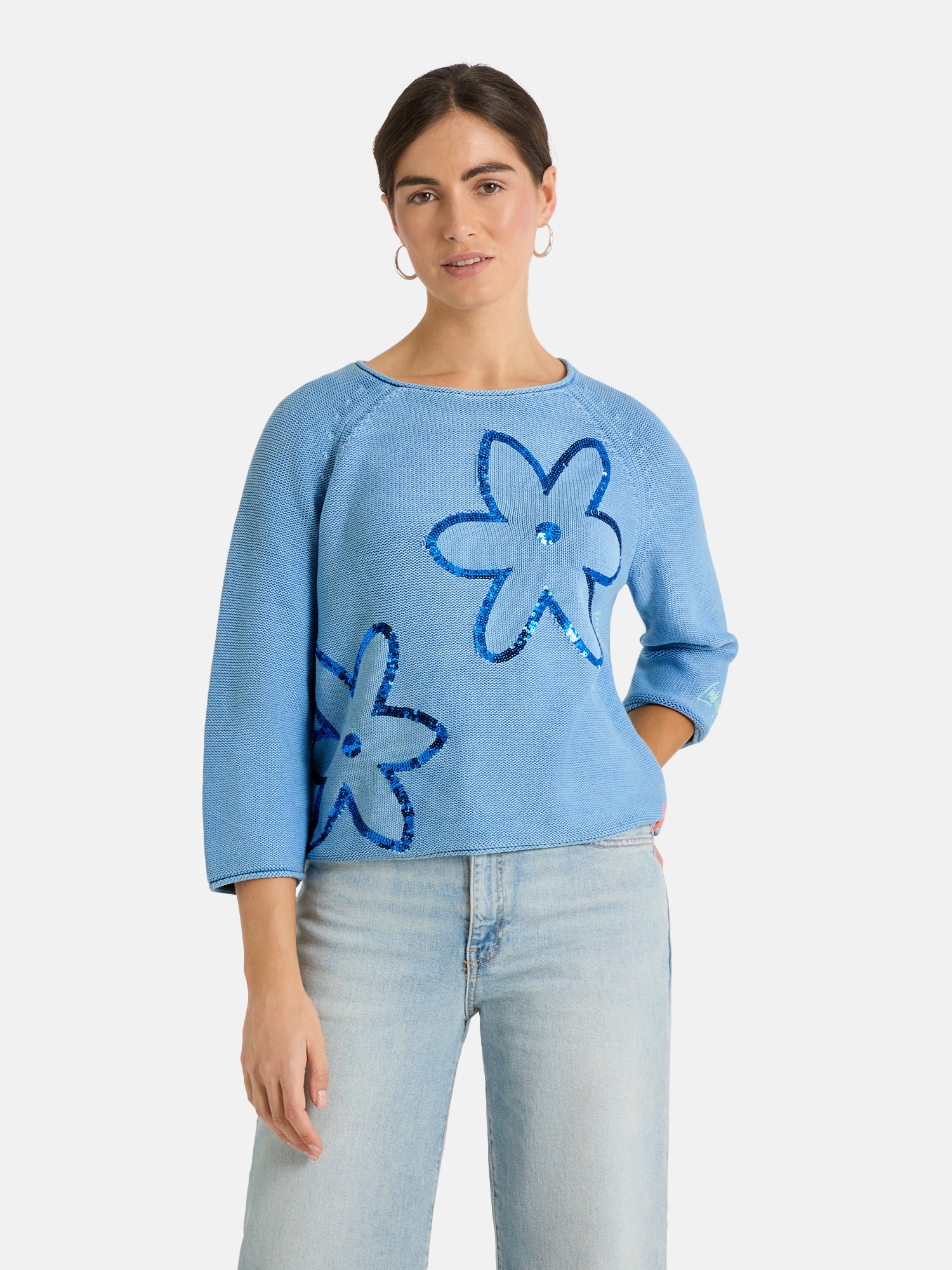 Lieblingsstück Strickpullover "AuriL" mit Pailleten, bestickt günstig online kaufen