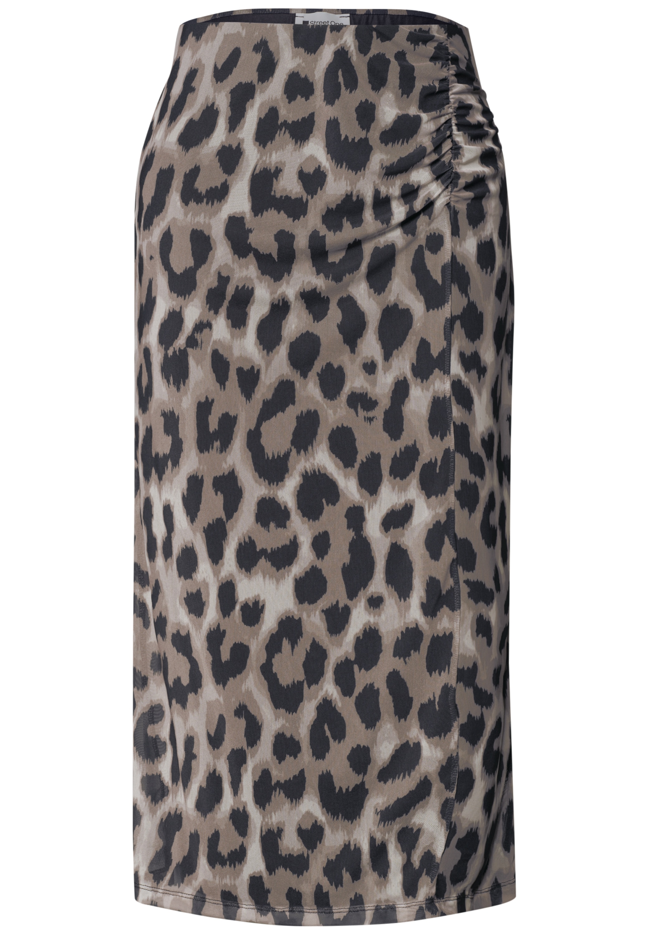 STREET ONE Midirock »Style Pepica« Sommerrrock aus Mesh mit Print