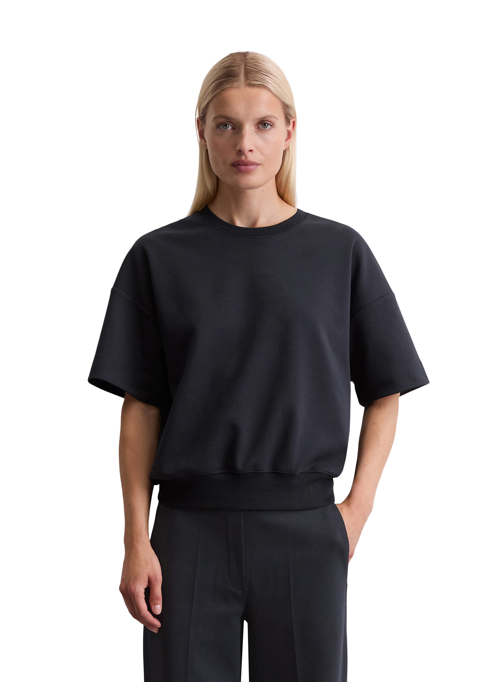 Marc OPolo Sweatshirt "aus Interlock-Jersey" günstig online kaufen