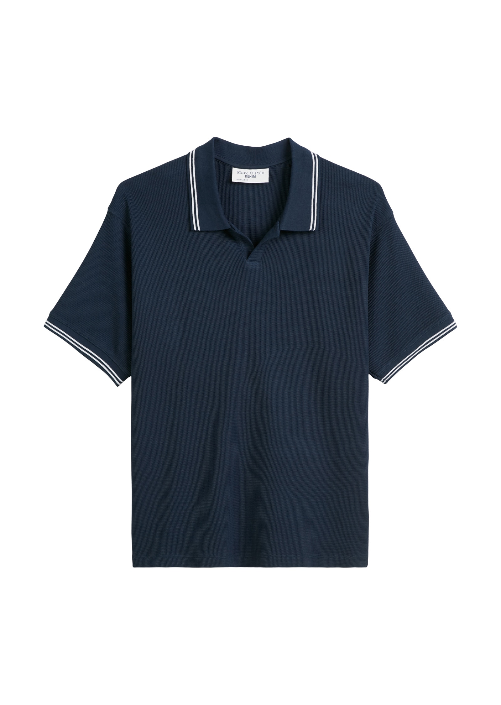 Marc O'Polo DENIM Poloshirt »aus weichem Waffel-Jersey«