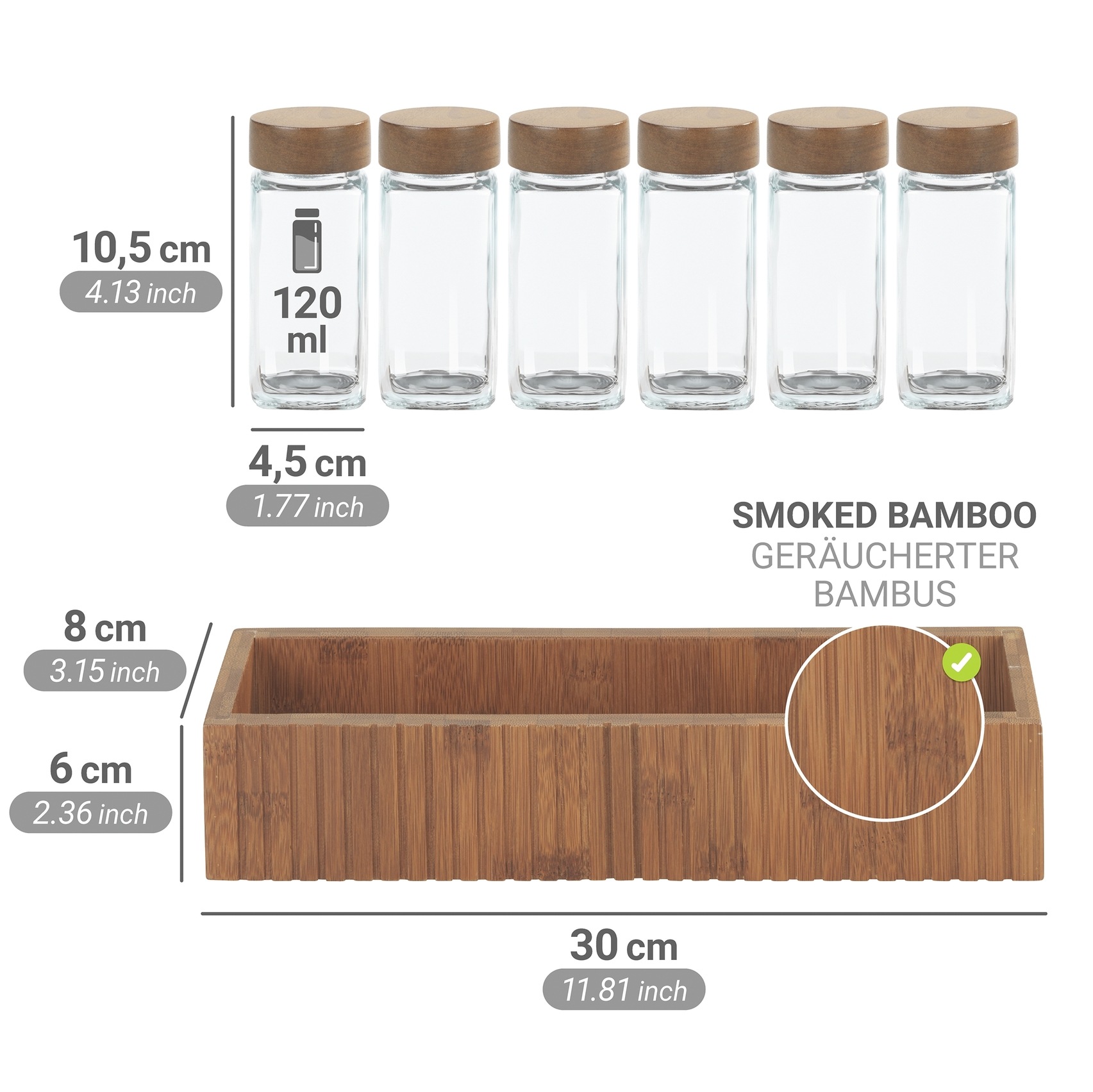 WENKO Gewürzregal »Modell Mera« Set, 13 Stk. tlg.