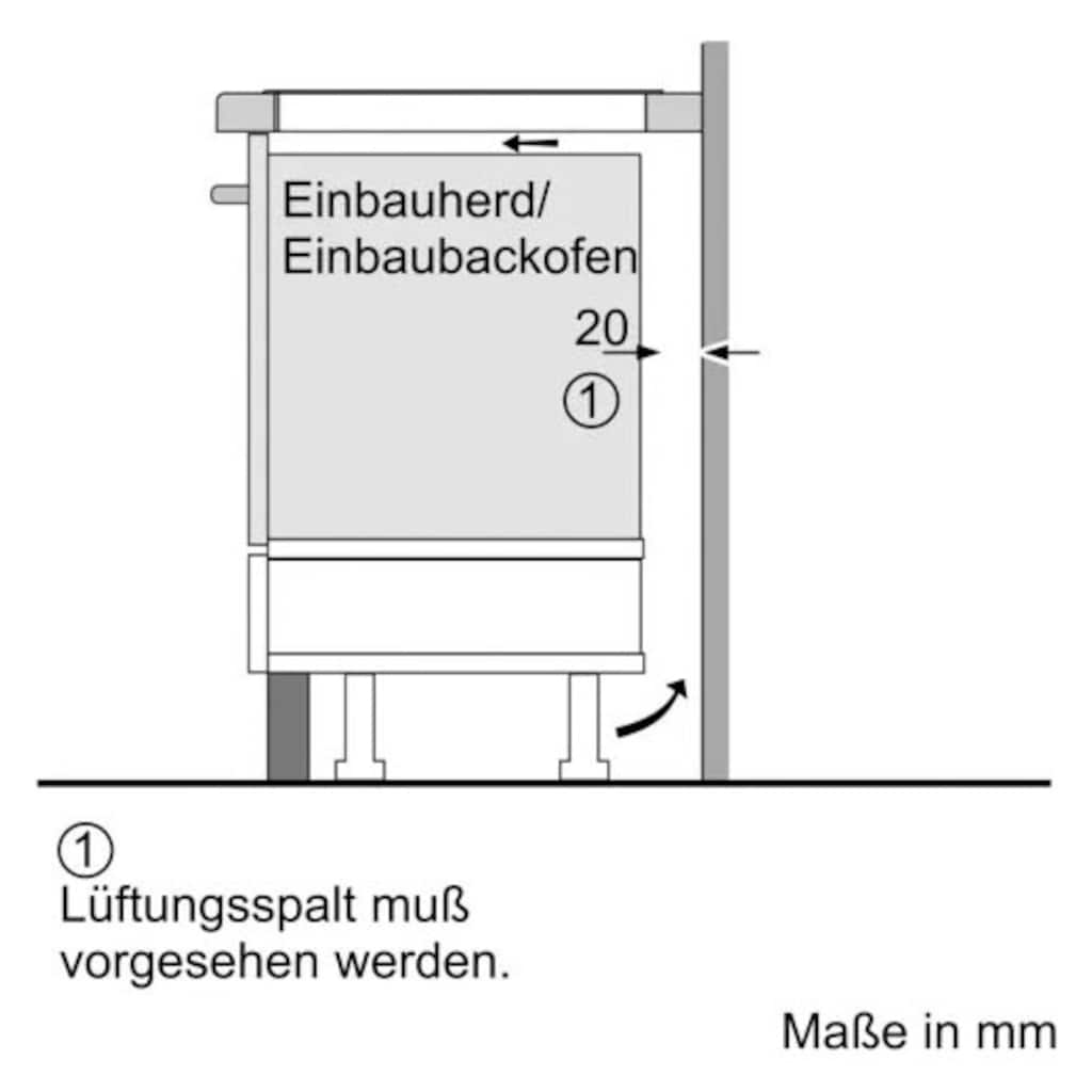 BOSCH Backofen-Set »HBD634CS81«, HBA537BS0, mit Teleskopauszug nachrüstbar, ecoClean Direct