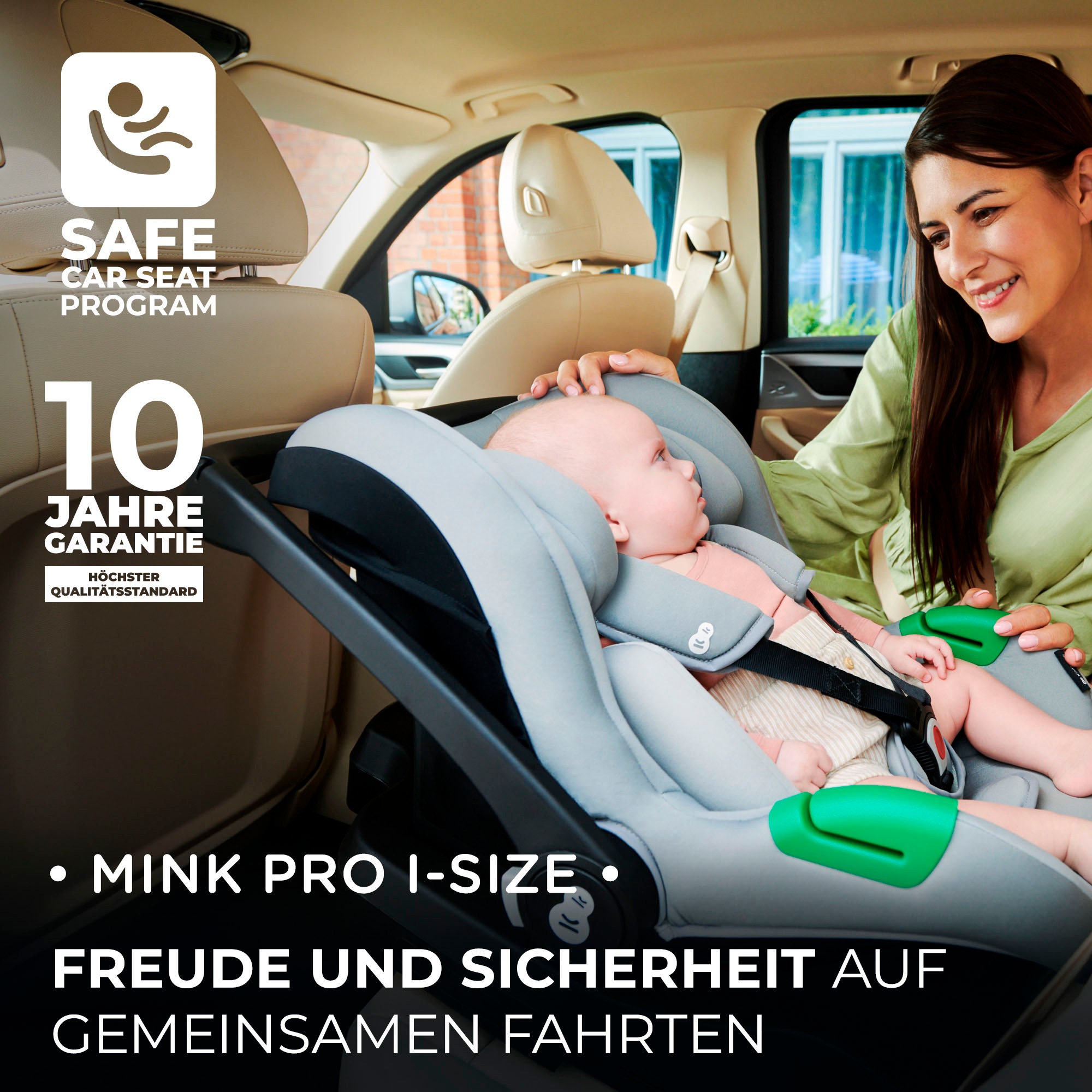 Kinderkraft Autokindersitz »MINK PRO i-Size + MINK FX Basis Set«