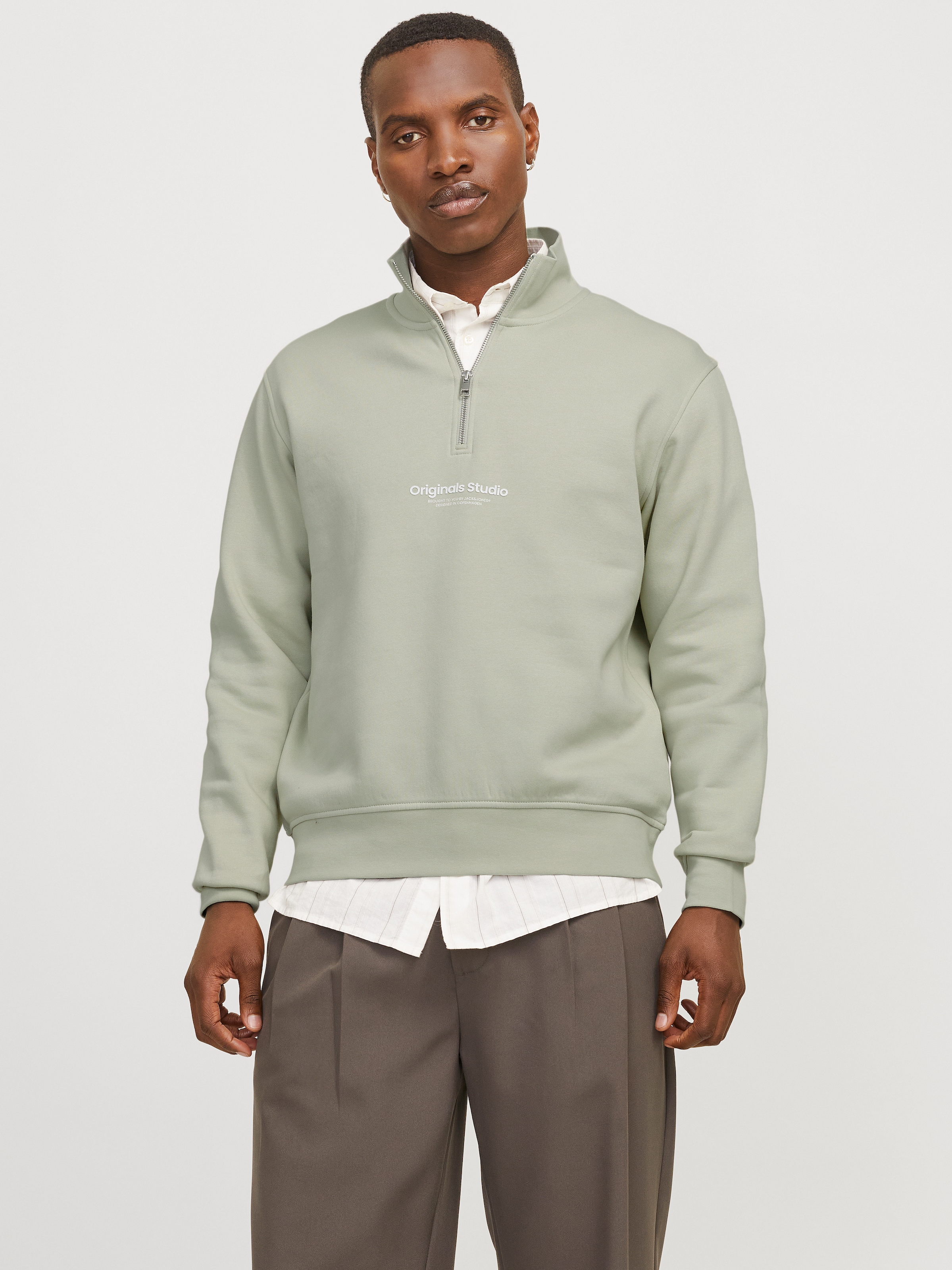 Jack & Jones Sweatshirt "JORVESTERBRO SWEAT QUARTER ZIP HN NOOS", im Troyer günstig online kaufen