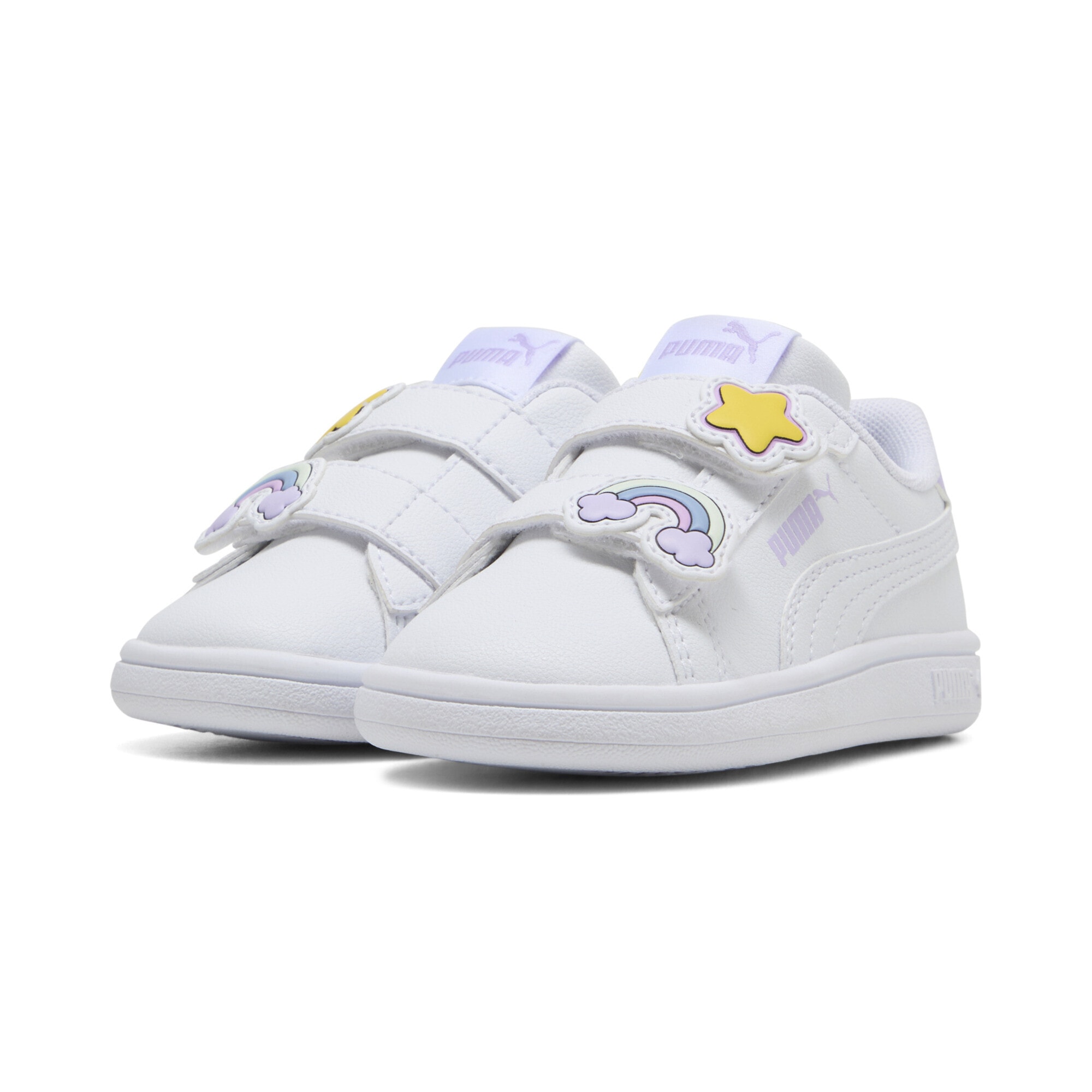 PUMA Sneaker »Smash 3.0 Badges Sneakers Mädchen«