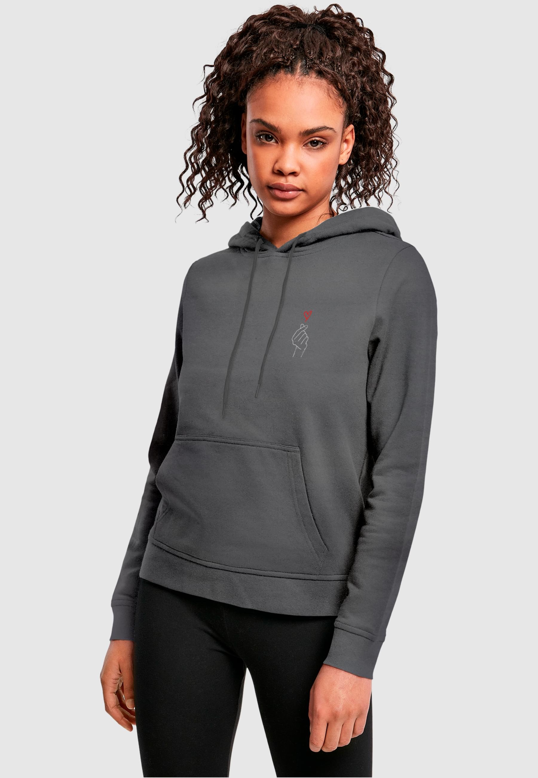 Merchcode Kapuzenpullover »Merchcode Damen Ladies K Heart Basic Hoody«, (1 tlg.)
