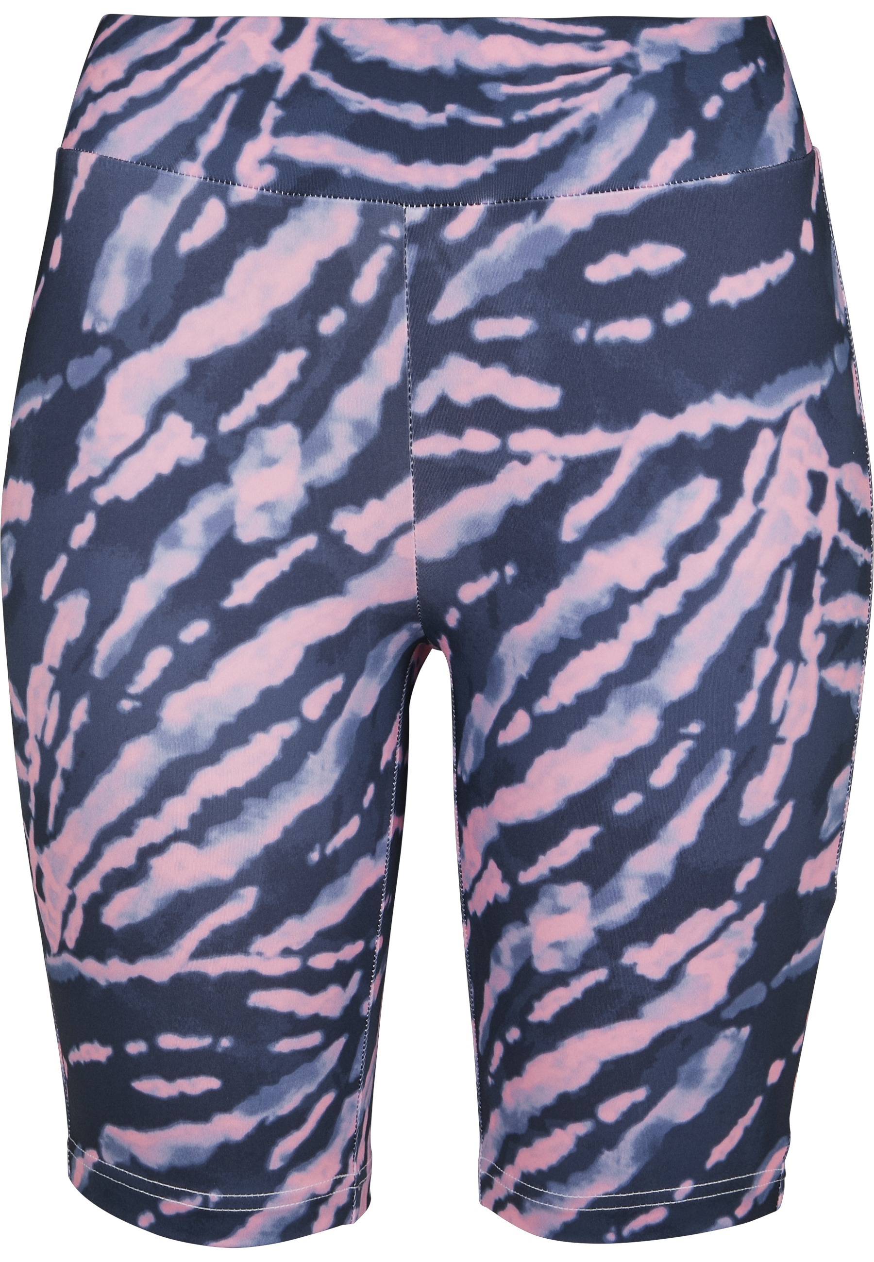 URBAN CLASSICS Stoffhose "Urban Classics Damen Ladies Tie Dye Cycling Shorts"