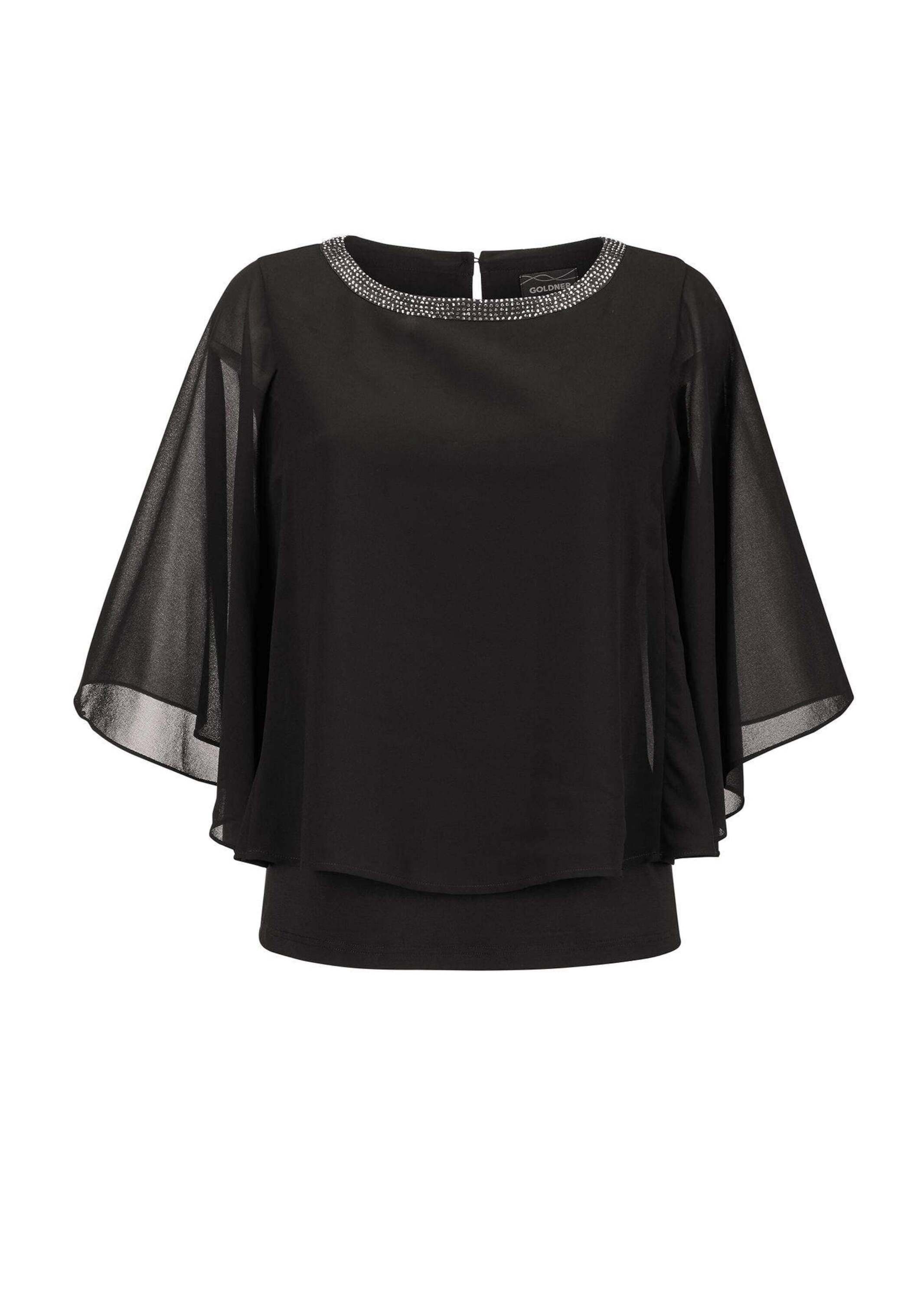 GOLDNER Kurzarmbluse "Kurzgröße Blusenshirt" günstig online kaufen