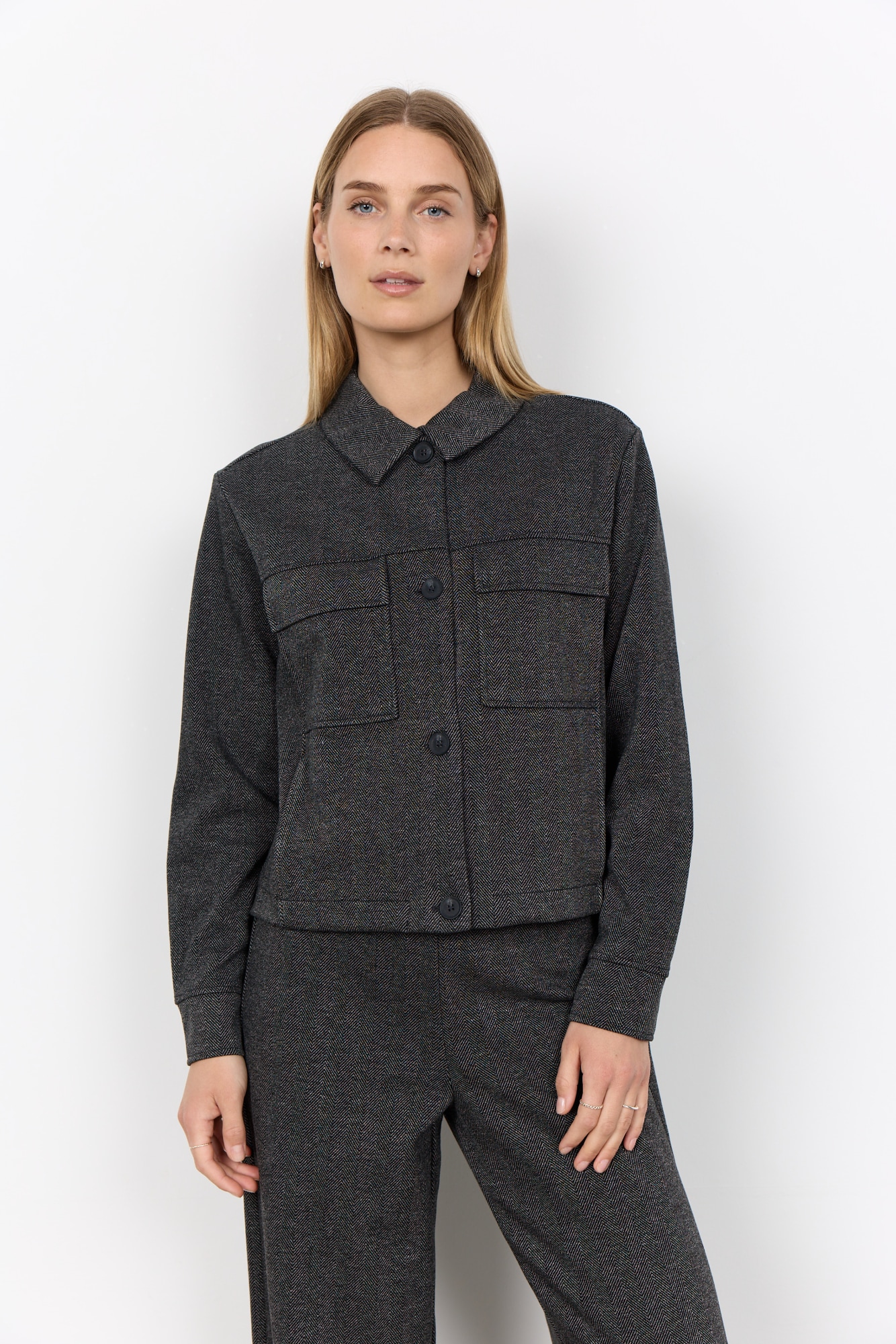 soyaconcept Kurzjacke "SC-HEBE 1" Materialmix
