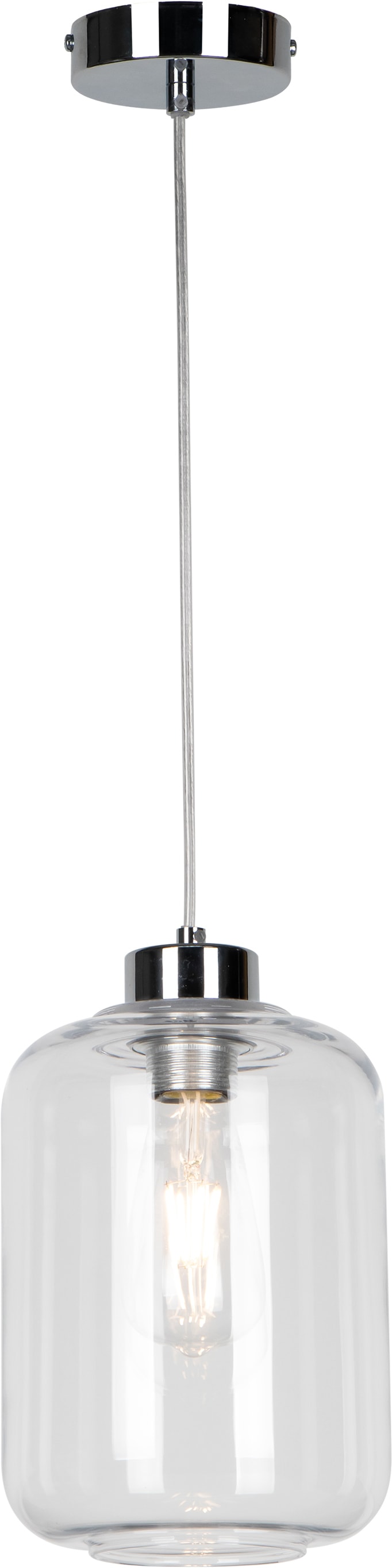 BRITOP LIGHTING Pendelleuchte »TARRO«, Leuchtmittel E27 | Leuchtmittel wechselbar-ohne Leuchtmittel, Mit Hochwertigem Glasschirm, Made in Europe, LM E27/exclusive