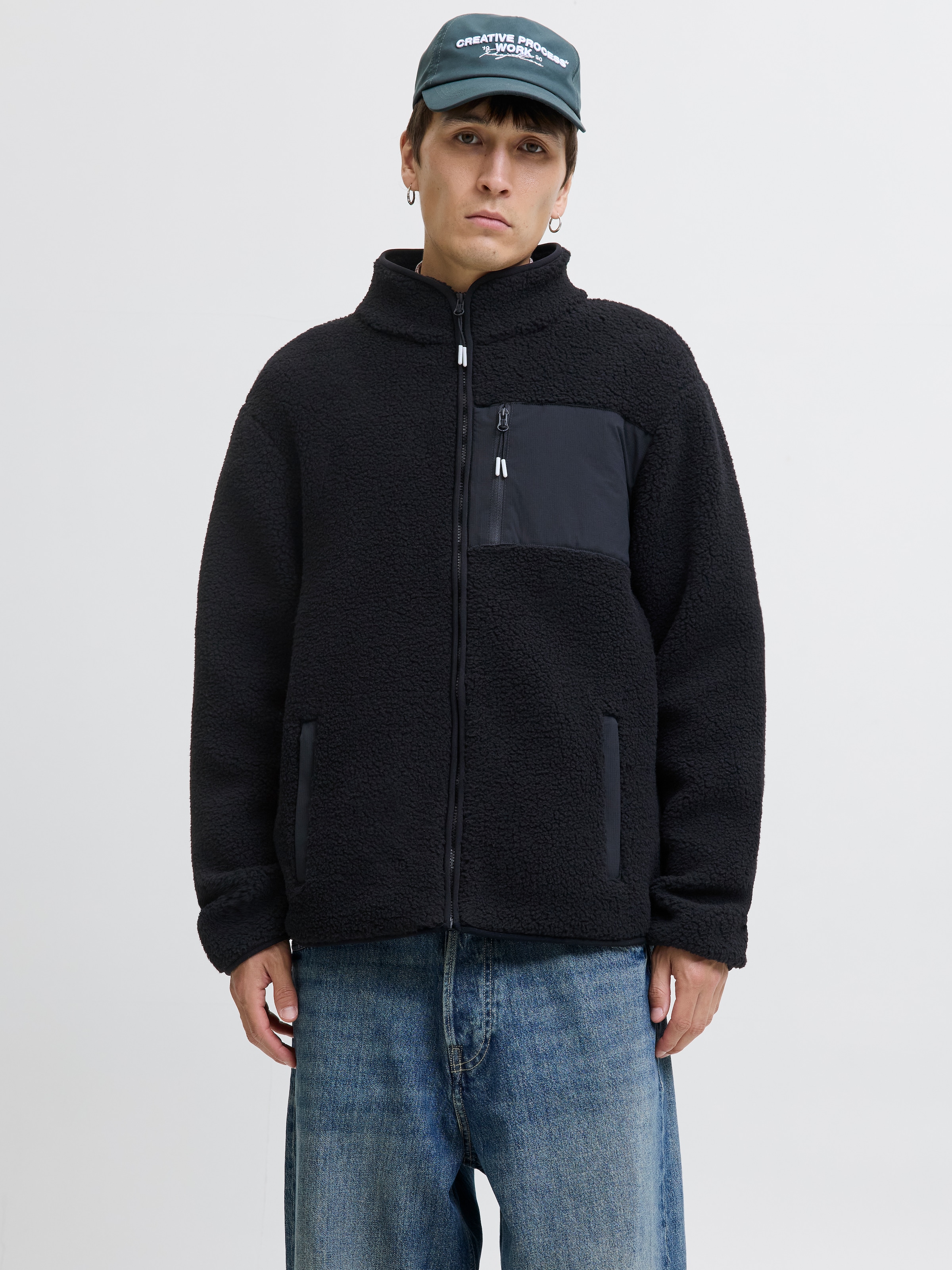 Jack & Jones Fleecejacke "JJTHATCHER FLEECE JACKET" günstig online kaufen