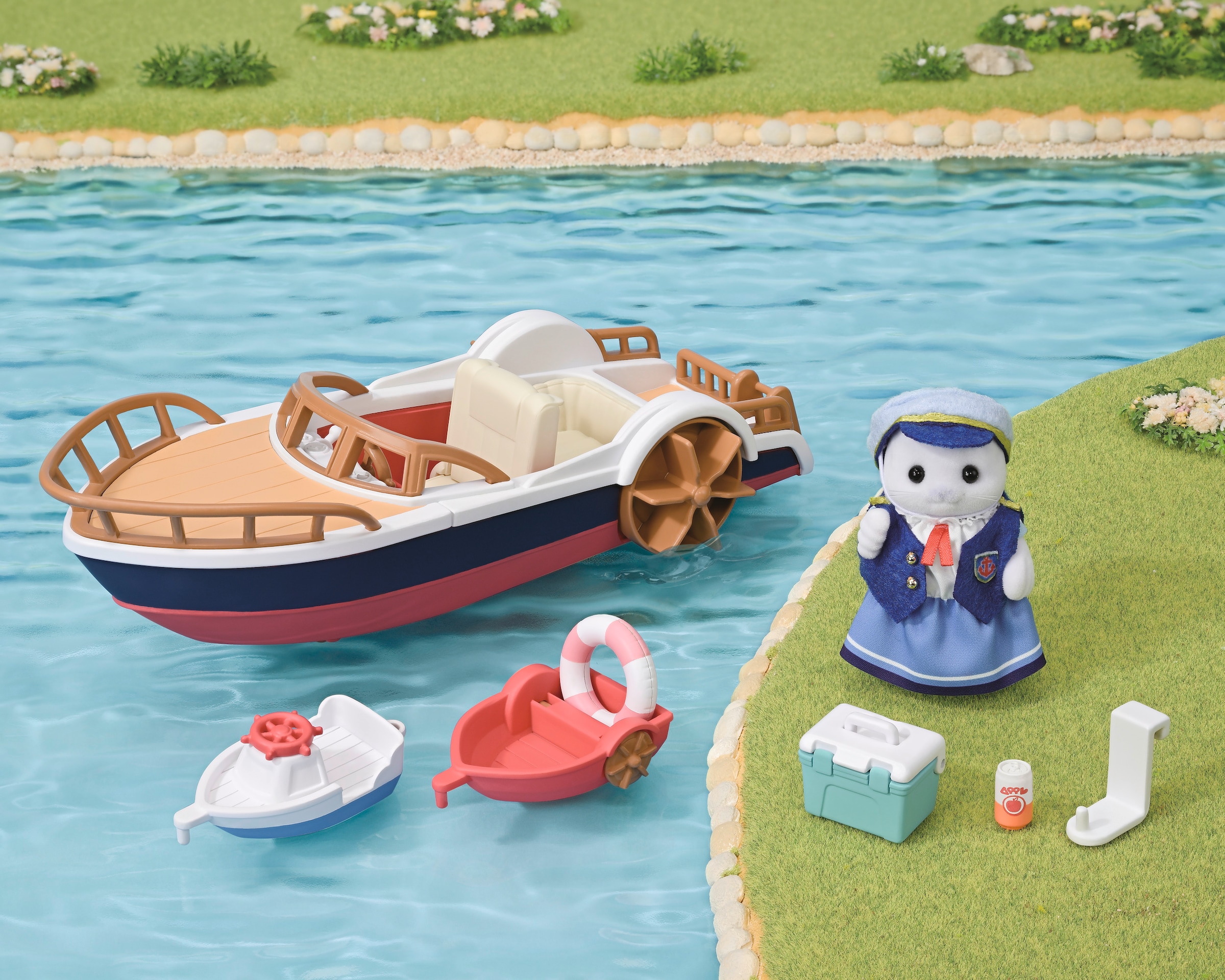 Sylvanian Families Spielzeug-Boot »Ausflugsboot mit Robbe«