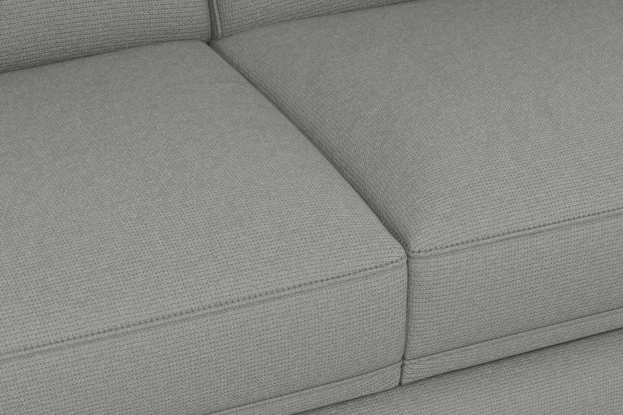 sit&more Ecksofa »Dundee L-Form«, mit Federkern und Edelstahlfüßen, wahlweise mit Kopfteilverstellung