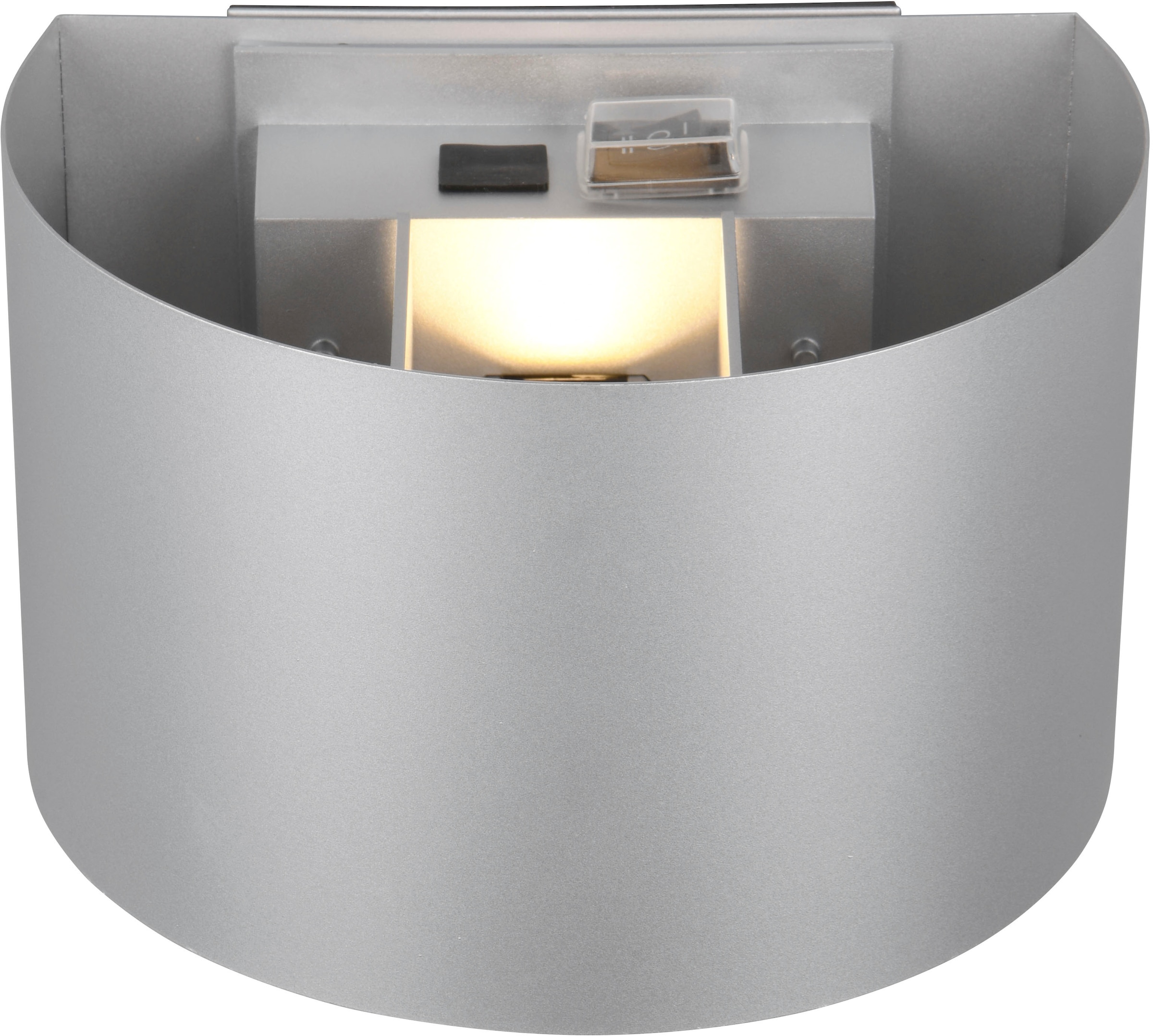 REALITY Leuchten LED Wandleuchte »TALENT«,  mit Magnet Wandhalterung, up-and-down Licht, IP44,  LED fest integriert, Bewegungsmelder, Dämmerungssensor, Akkubetrieb über USB-Anschluss