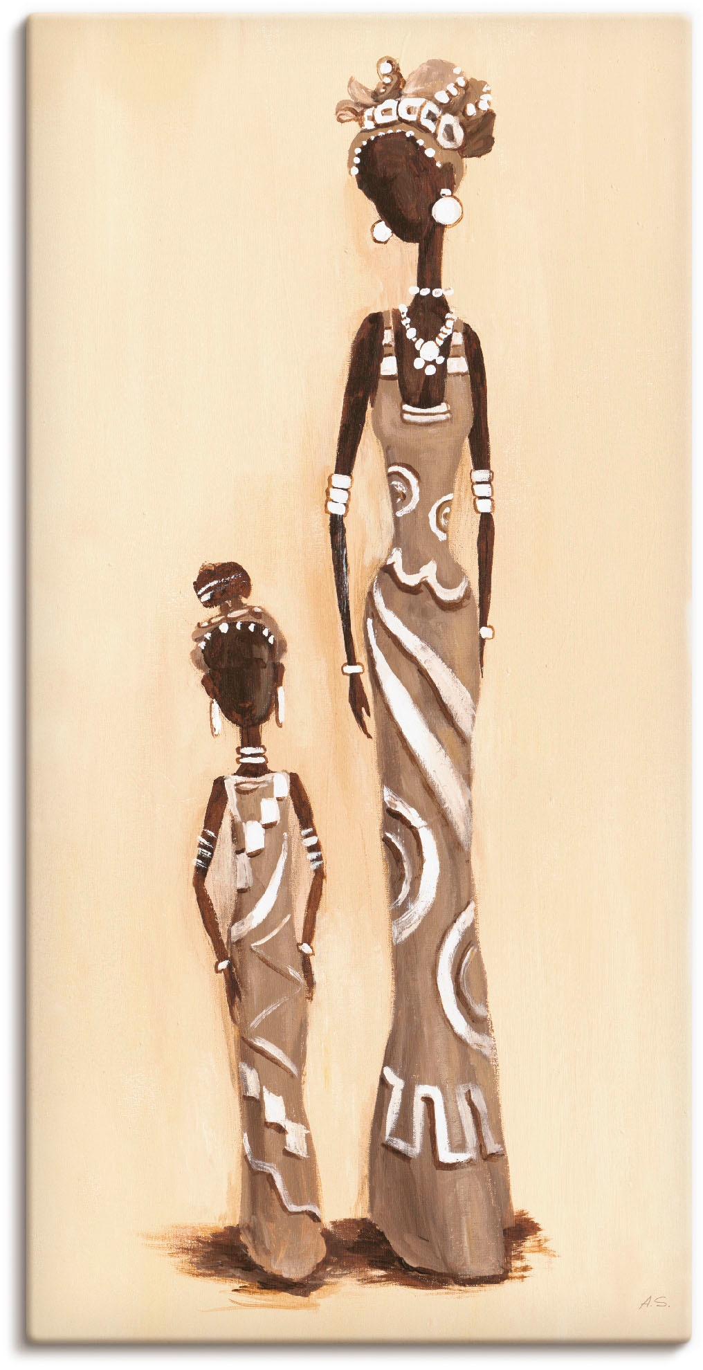 Artland Wandbild »Afrikanerin - mit Kind«, Frau, (1 St.), als Alubild, Outdoorbild, Leinwandbild in verschied. Größen
