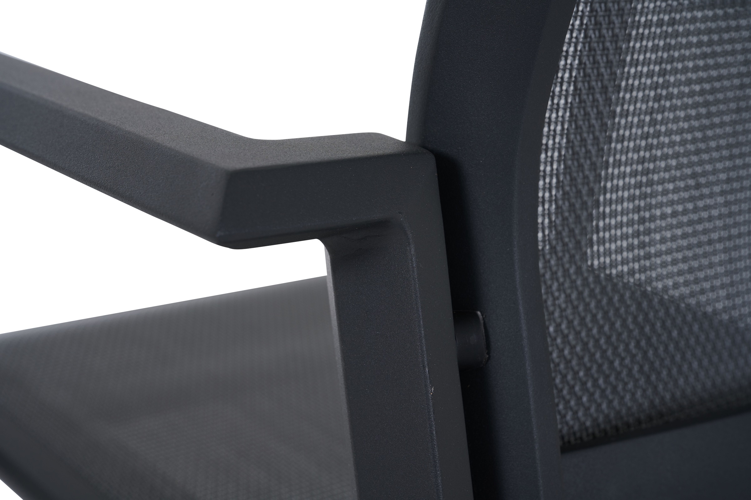 Siena Garden Gartensessel »TAURO Stapelsessel, matt anthrazit« Gestell aus Aluminium, Ranotex® Bezug royal-grey