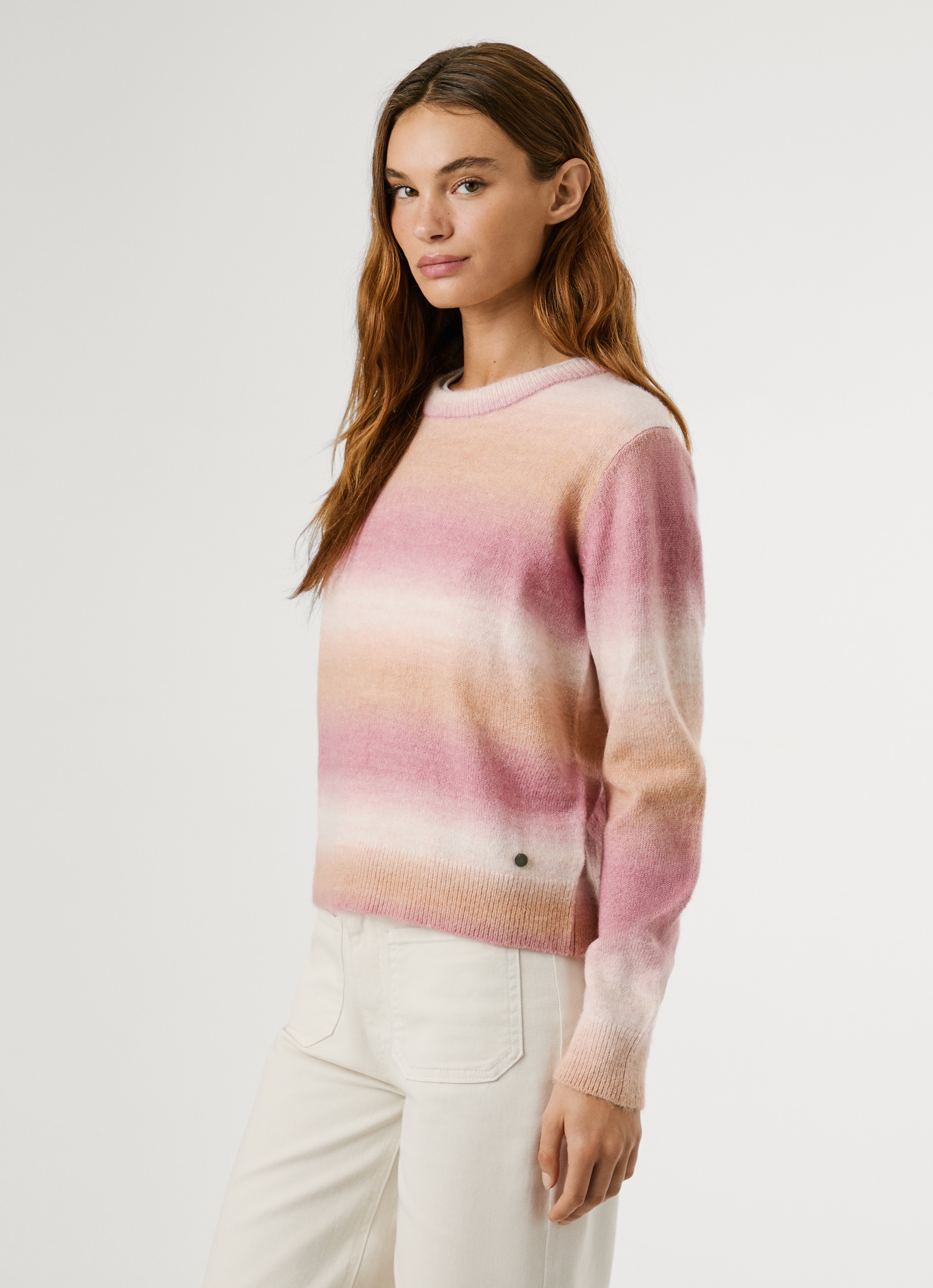 Thumbnail - Pepe Jeans Strickpullover "COLOMBE CREW" mit geripptem Rundhals