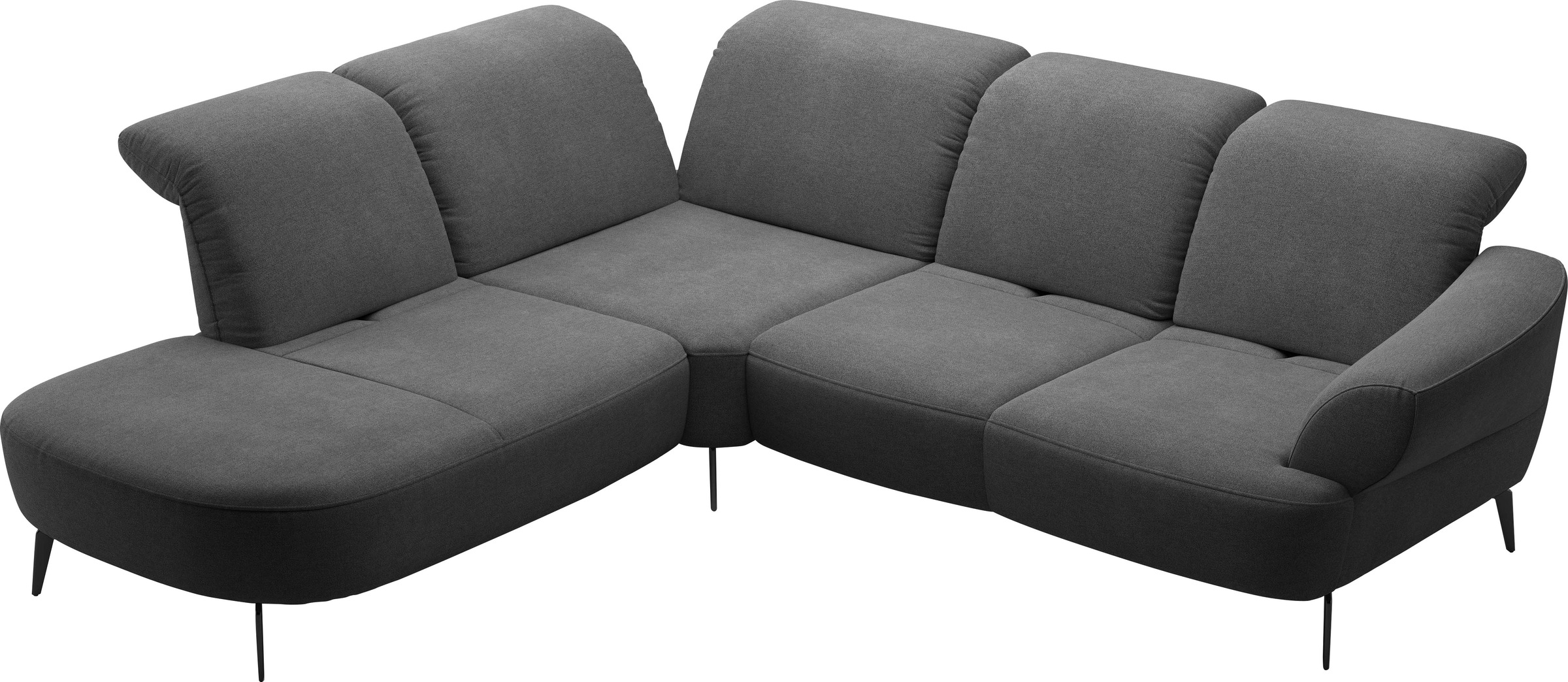 sit&more Ecksofa »Dance«, inkl.System Click&Seat und Sitztiefenverstellung