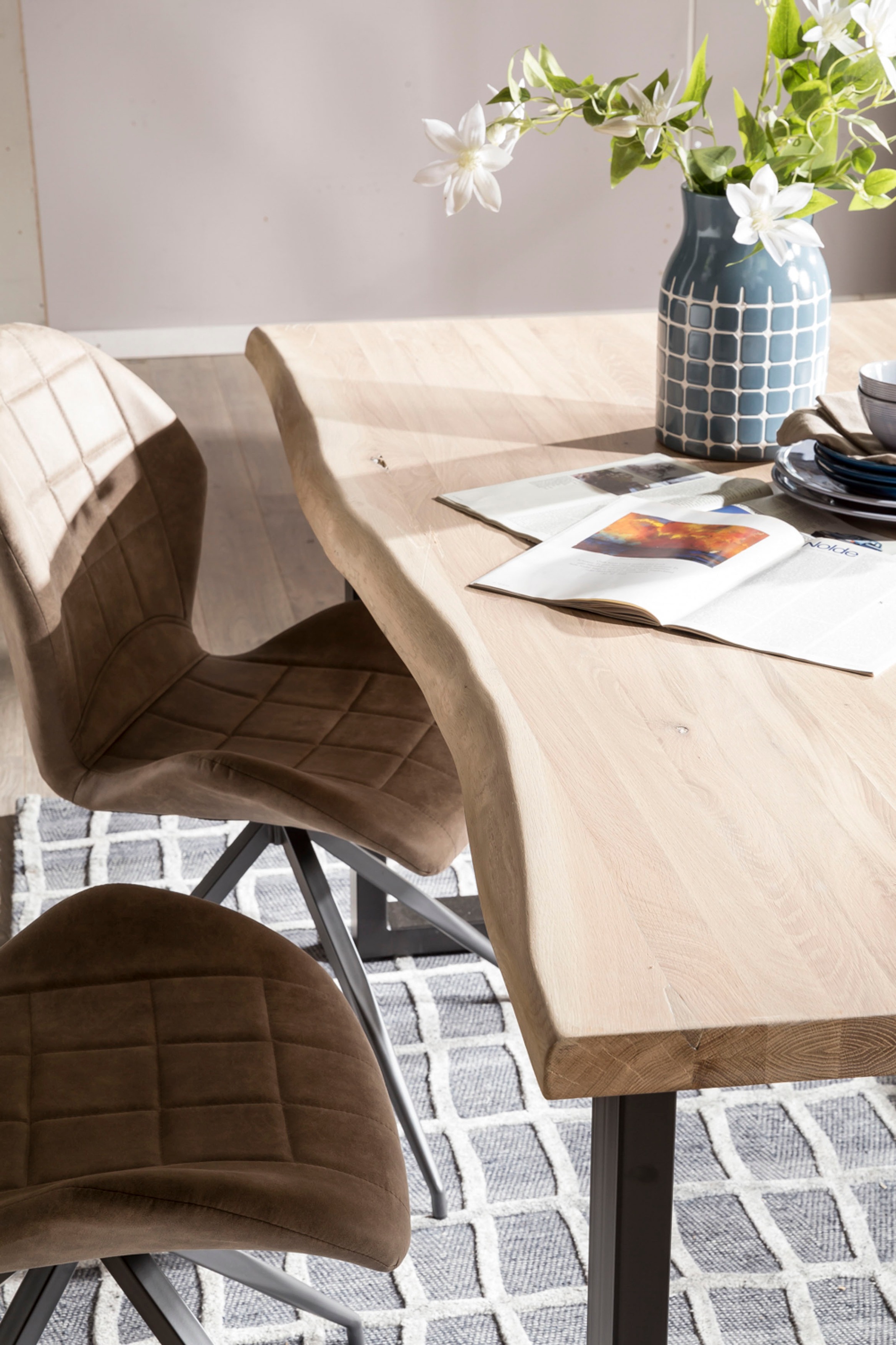 Home affaire Esstisch »Tristan«, mit Baumkante