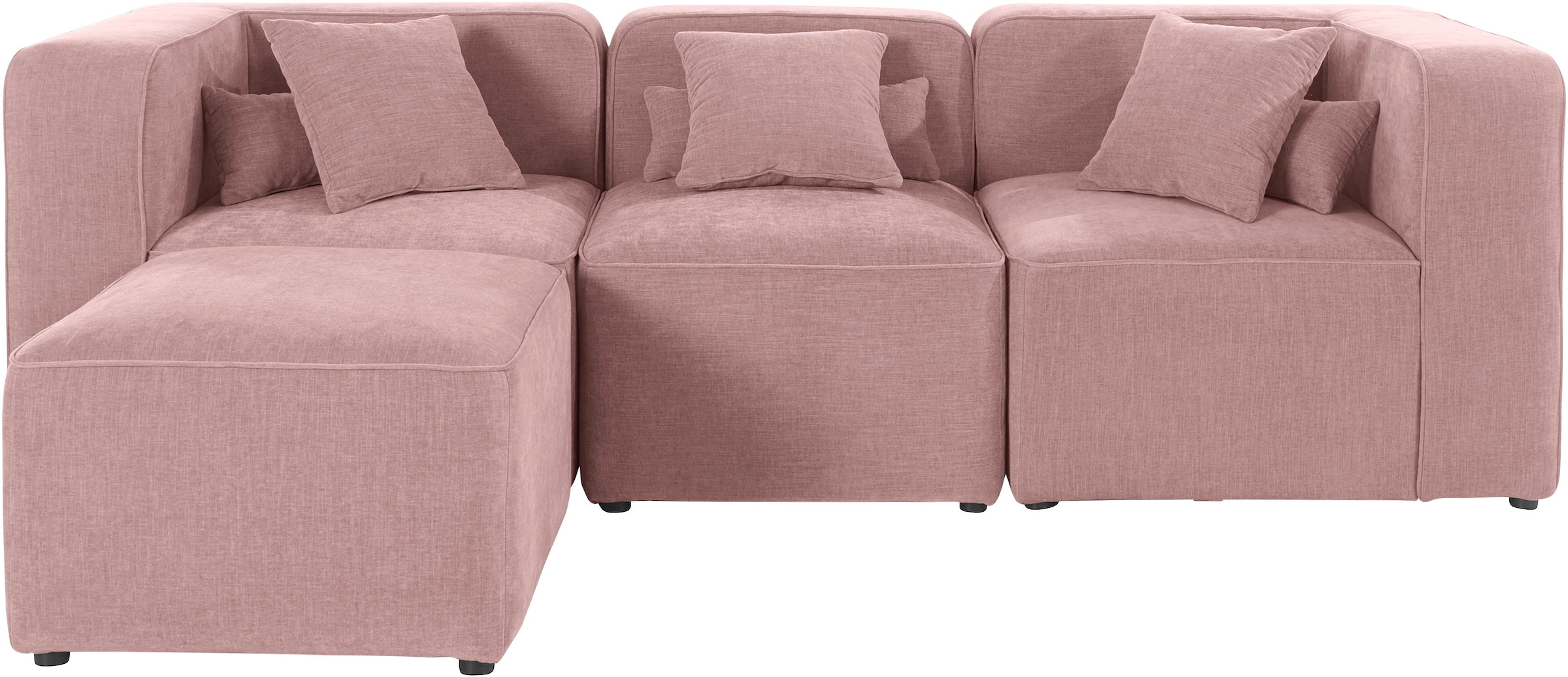 Home affaire 3-Sitzer "Sundstrup L-Form" Modulserie, individuelle Zusammens günstig online kaufen