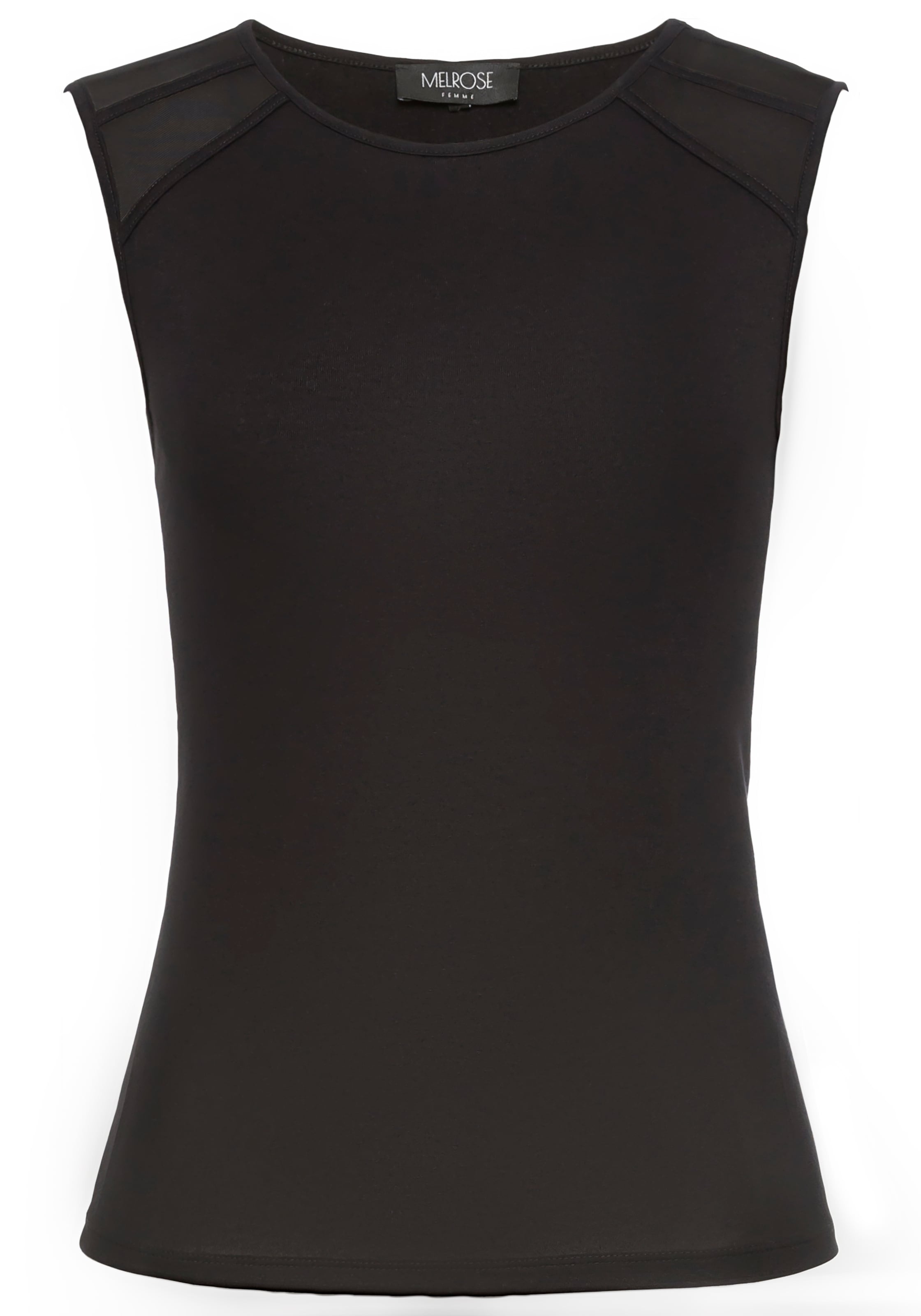 Melrose Mesh-Top, mit eleganten Mesh-Details an der Schulter - NEUE KOLLEKTION