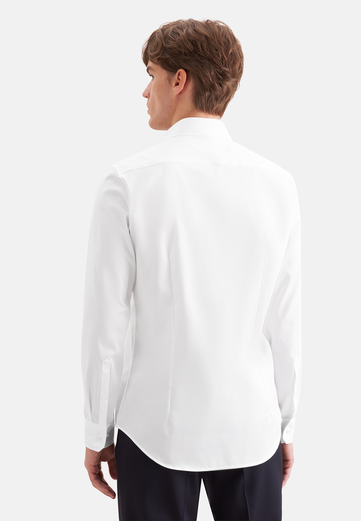 seidensticker Businesshemd »Schwarze Rose« Slim 1/1 Kentkragen Uni