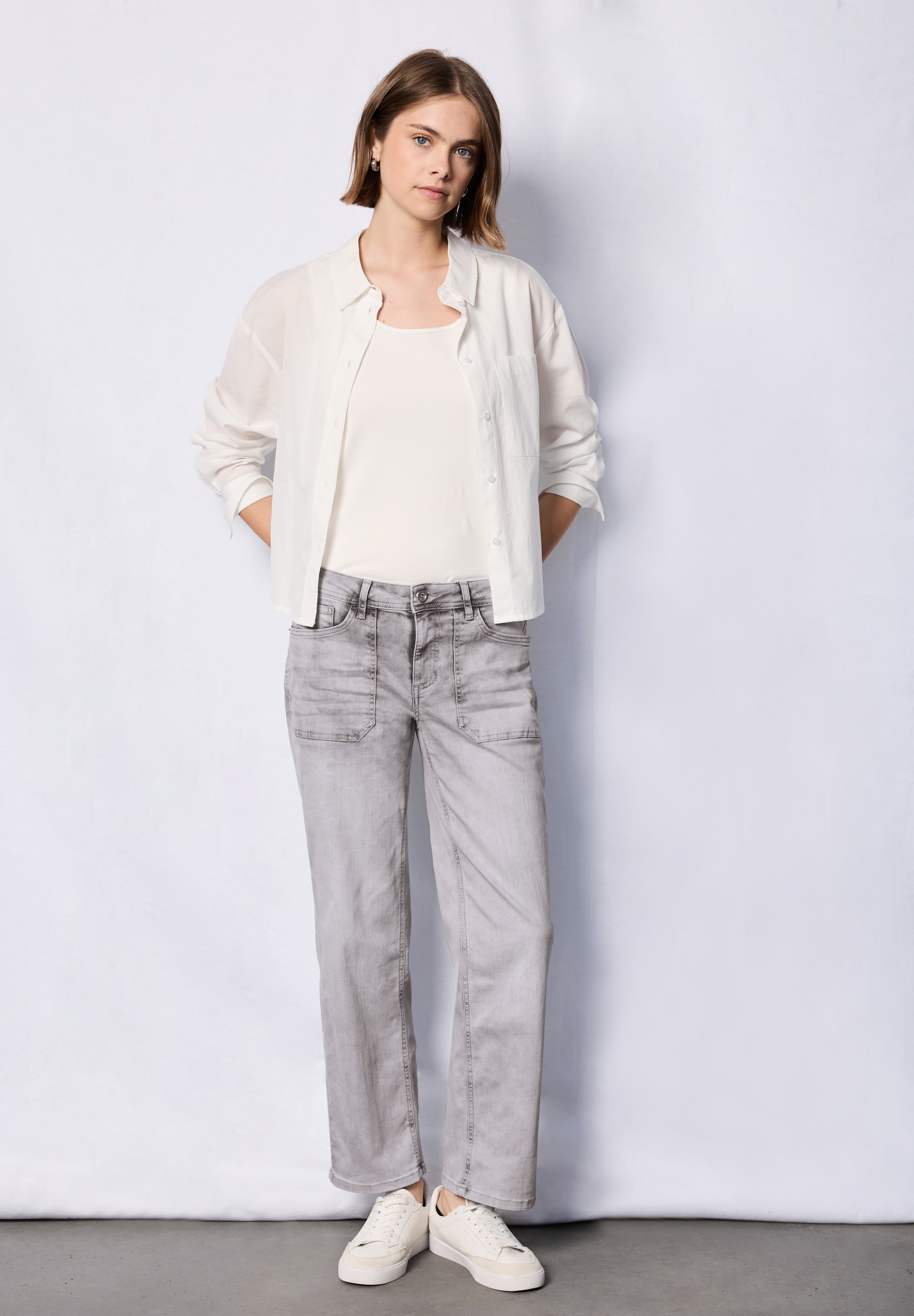 STREET ONE STUDIO Comfort-fit-Jeans, Middle Waist