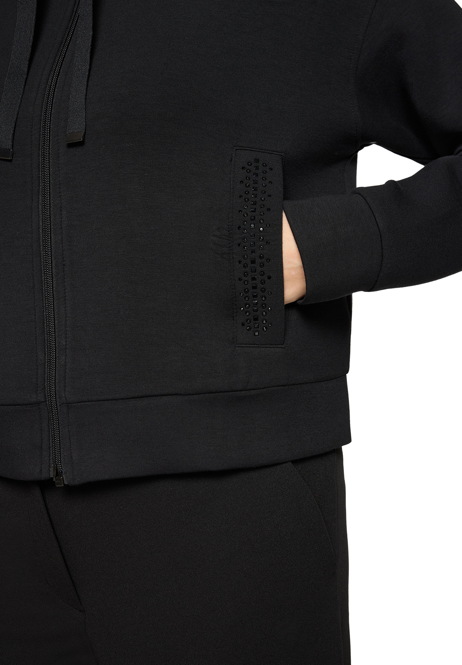 Betty Barclay Sweatjacke »Damen mit Rippenstruktur«