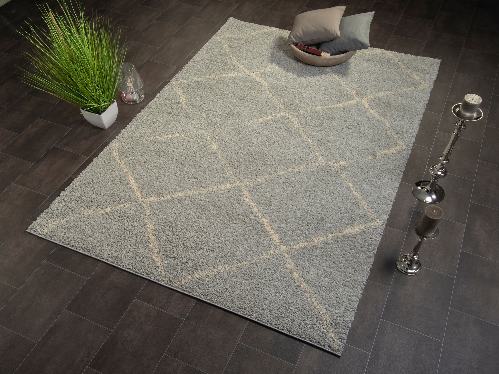 OCI DIE TEPPICHMARKE Hochflor-Teppich "Stockholm" rechteckig 30 mm Höhe Woh günstig online kaufen
