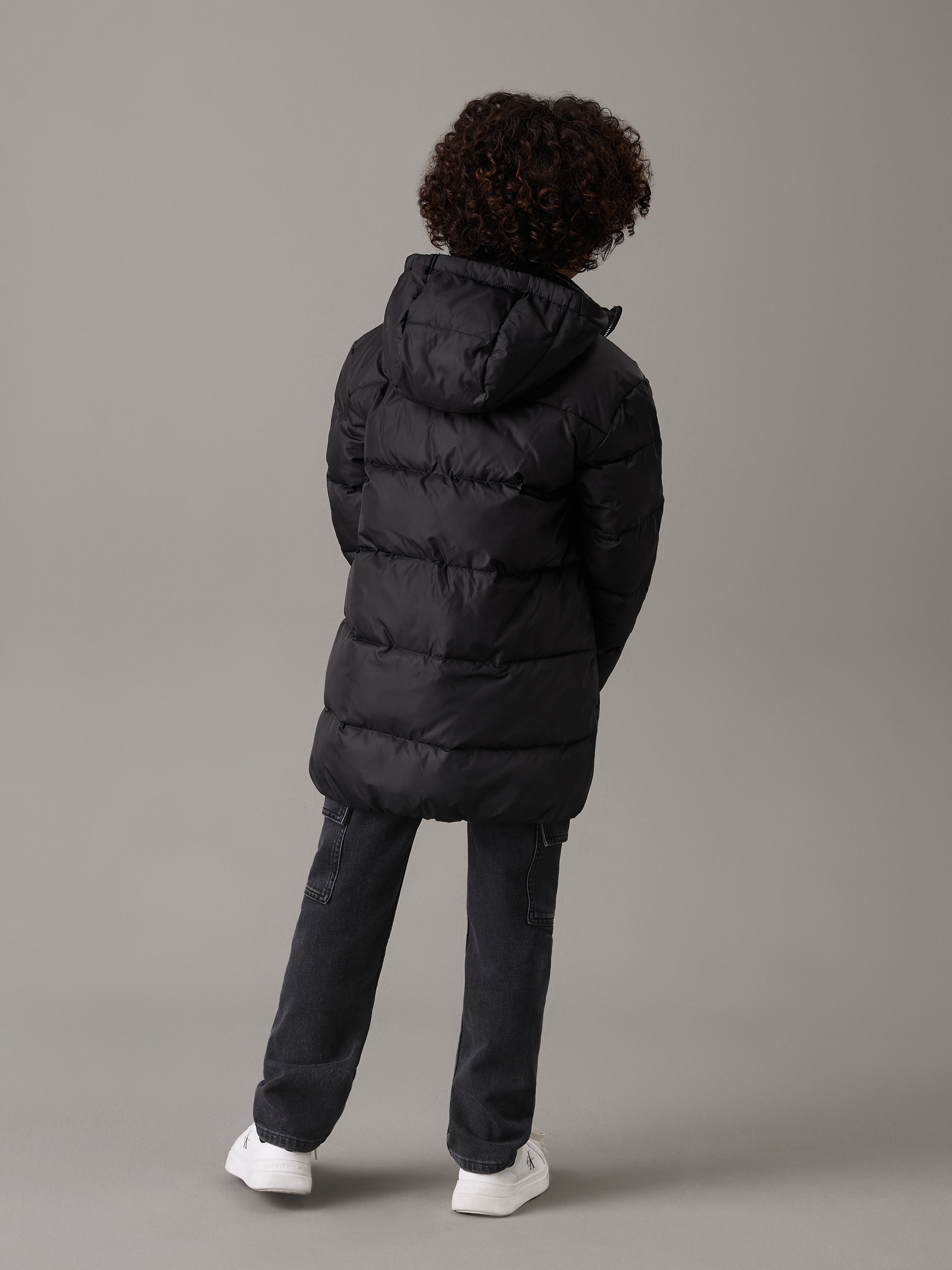 Calvin Klein Jeans Parka »Essential Parka Puffer«, mit Kapuze, für Kinder bis 16 Jahre und mit Logopatch