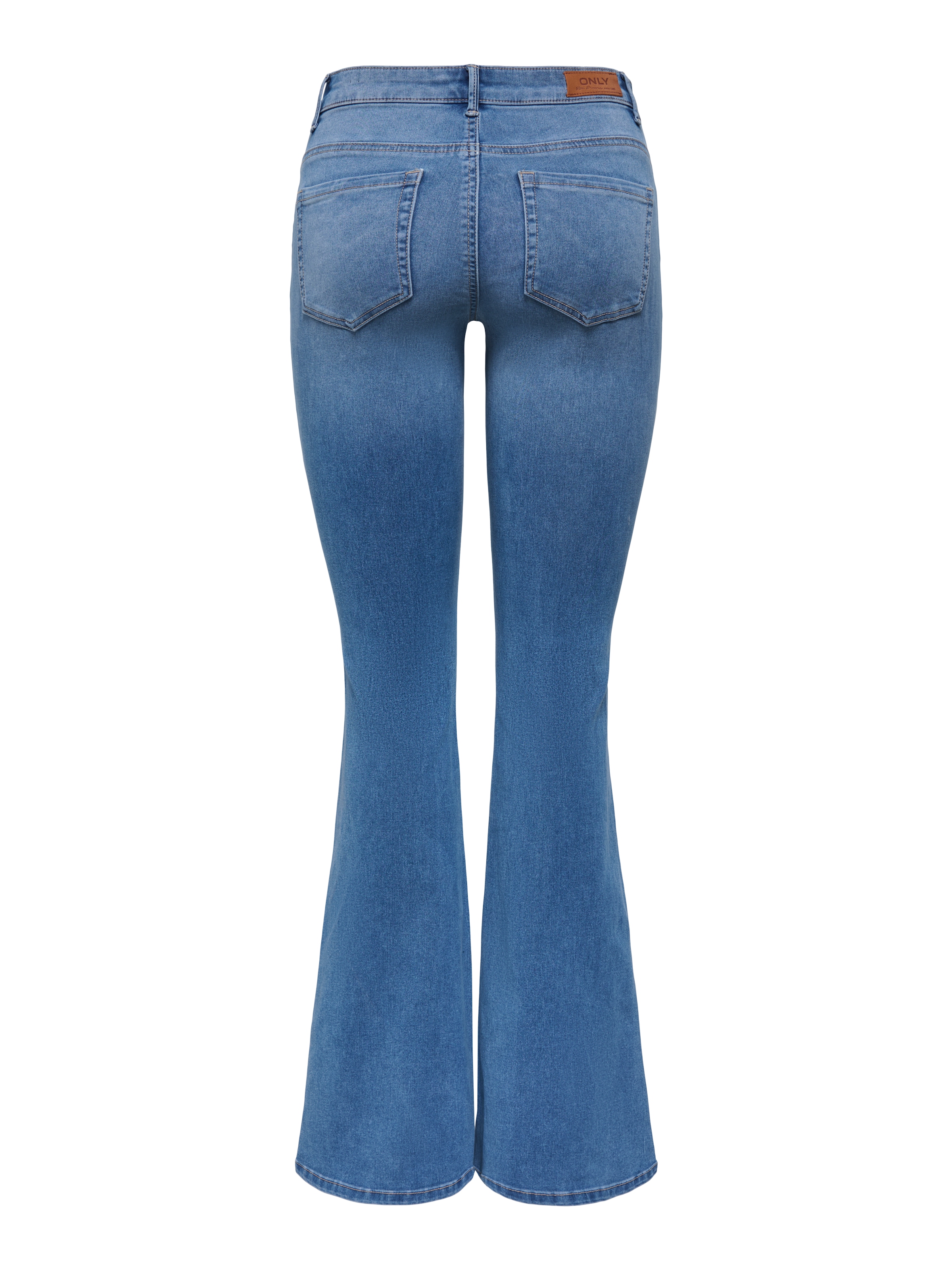 ONLY Bootcut-Jeans »ONLREESE REG RETRO FLARED DNM BOX« Materialmix, bootcut fit