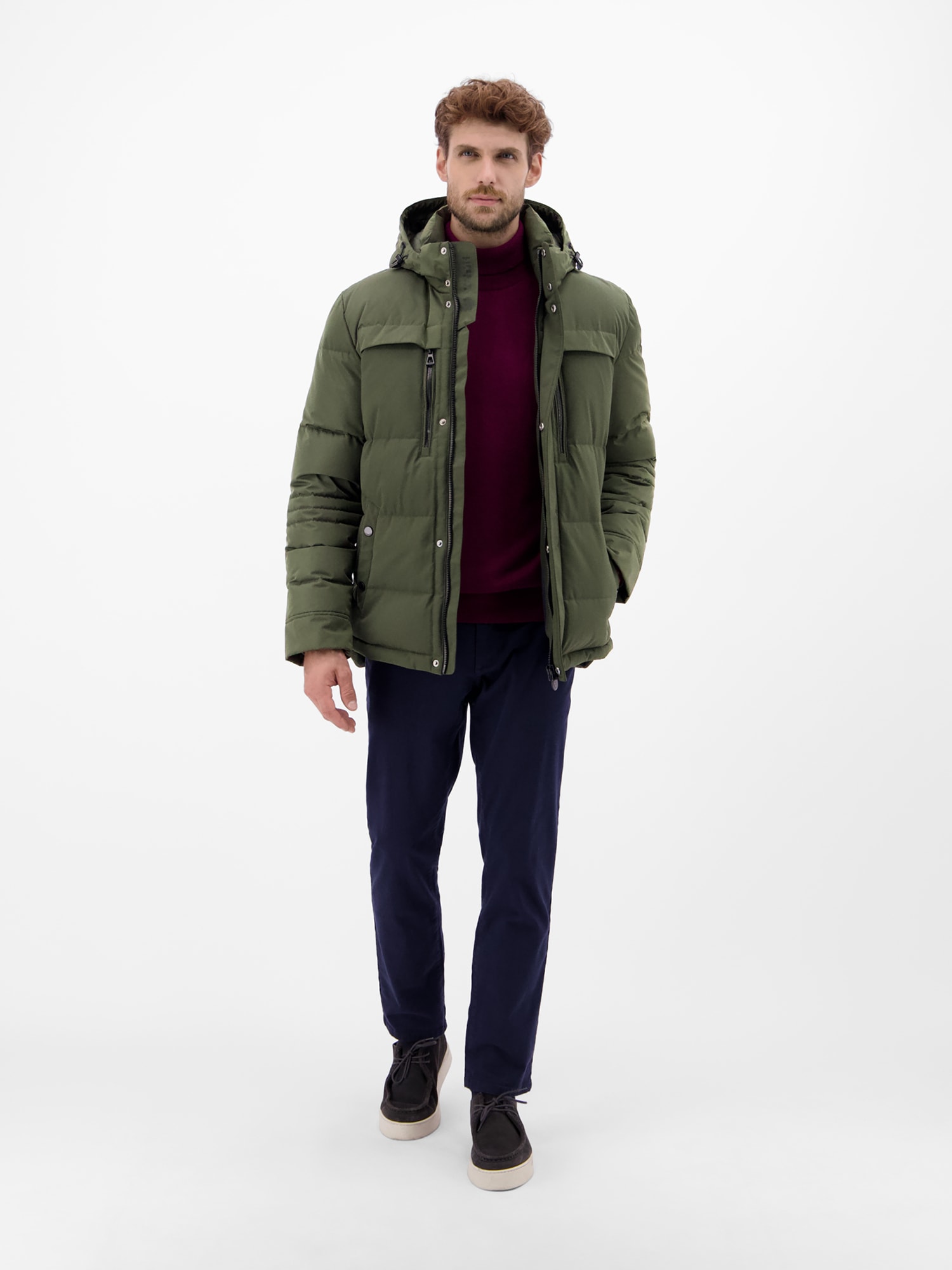 LERROS Steppjacke »LERROS Funktionale Steppjacke für Herren«, mit Kapuze, Wind_Atmung