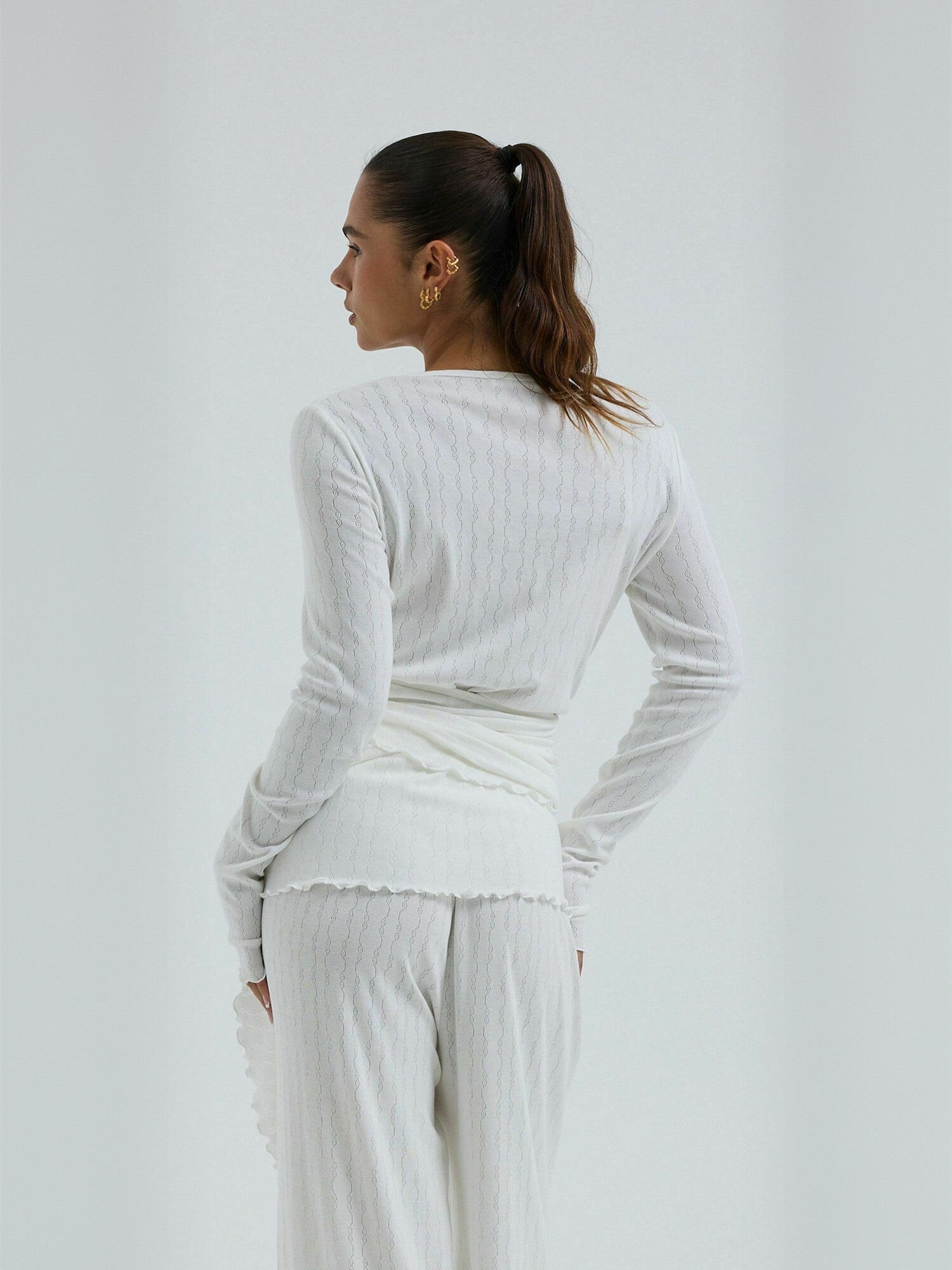 Seamless Basic Kurzarmhemd »Seamless Basic T-shirt Jacquard«