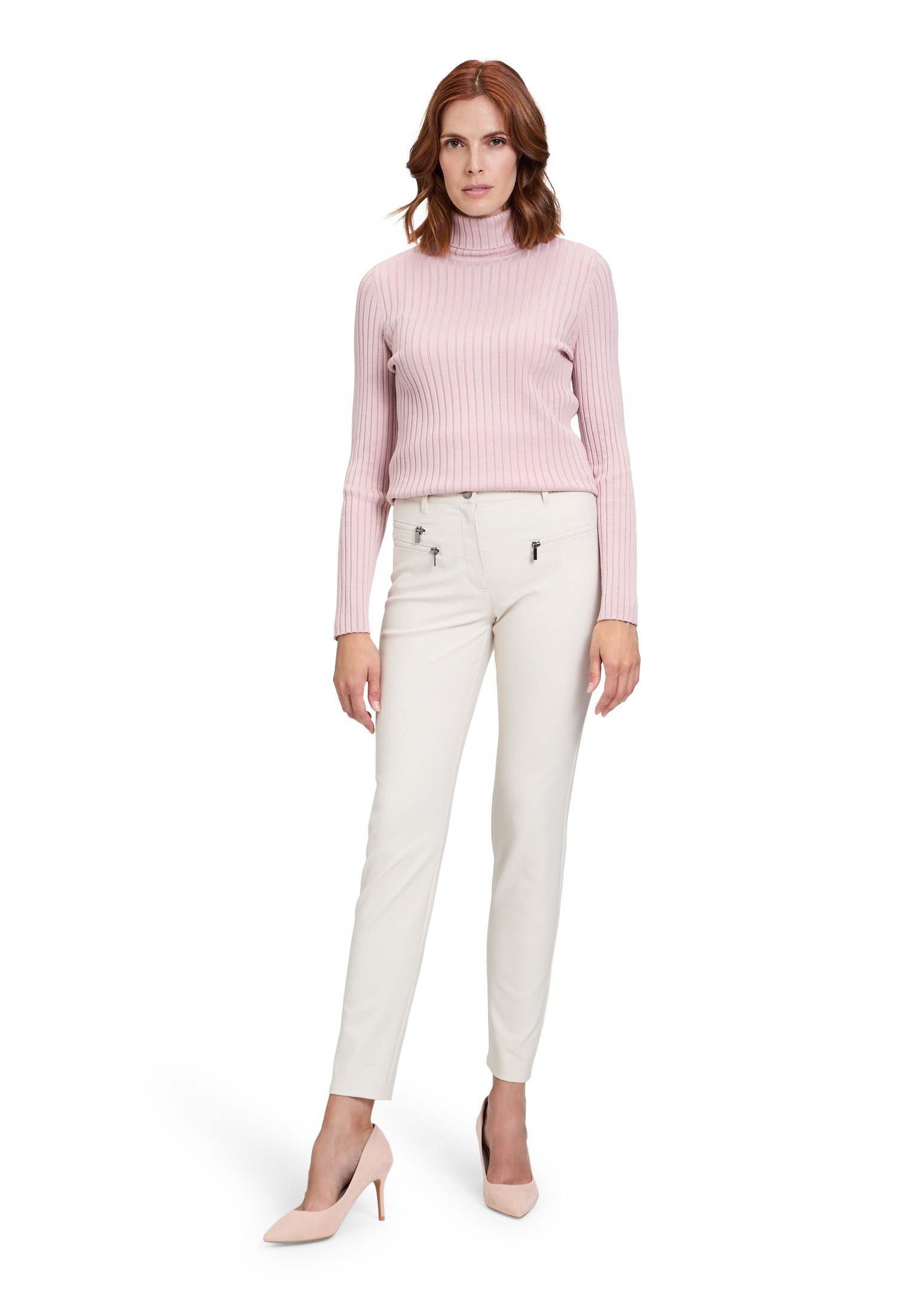 Betty Barclay Strickpullover »Betty Barclay Feinstrickpullover mit Rippenstruktur«, (1 tlg.), Kragen